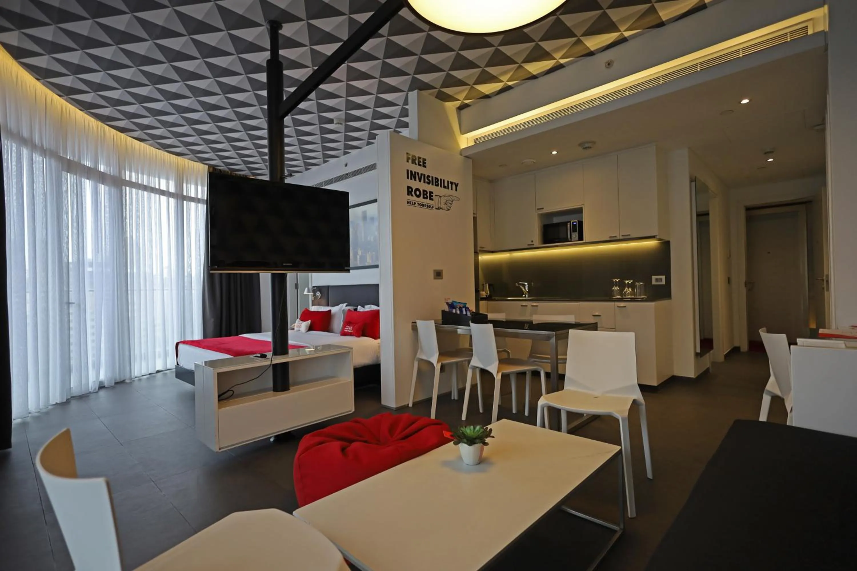 Living room in The Smallville Hotel