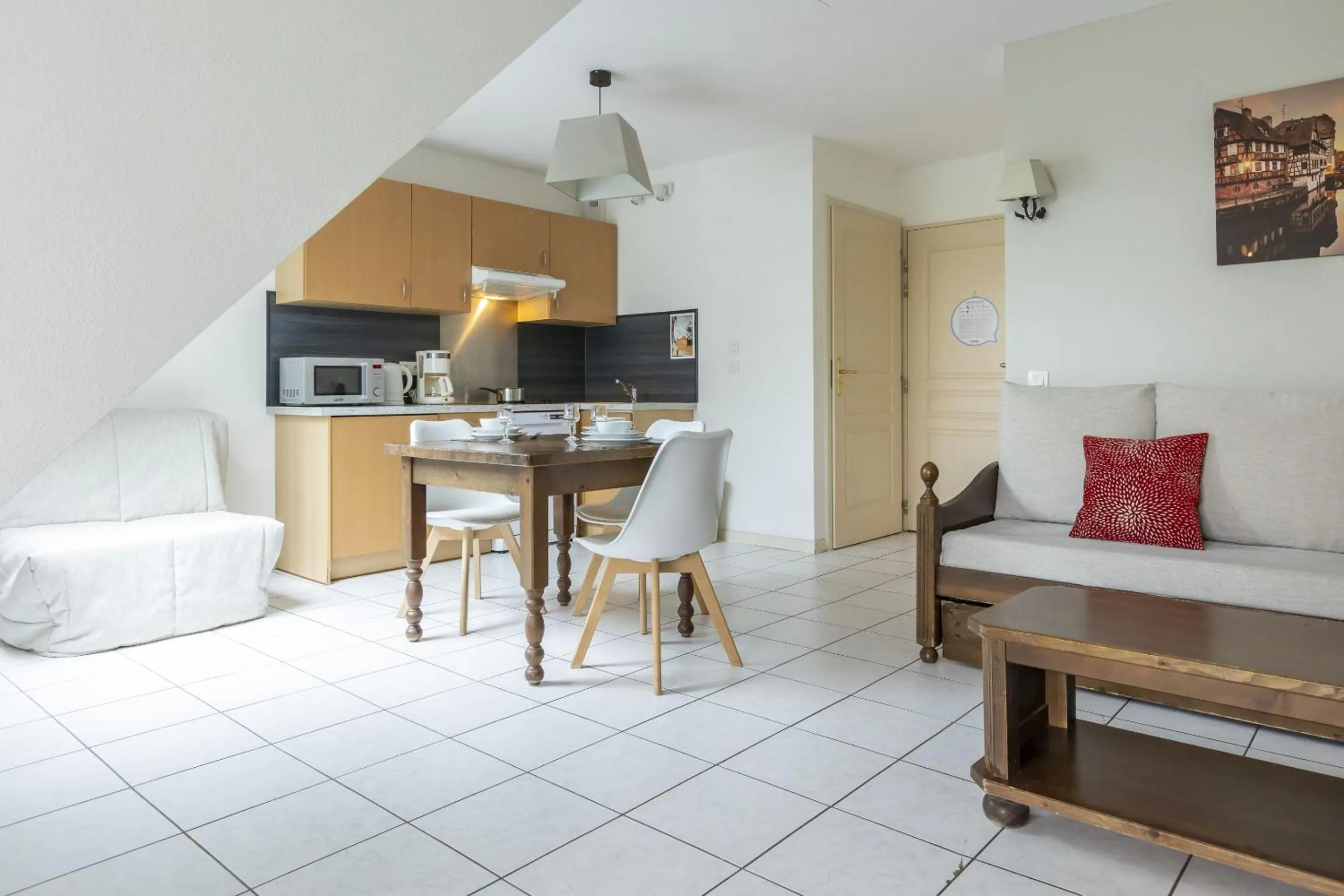 Seating area in Résidence Odalys Le Domaine des Rois