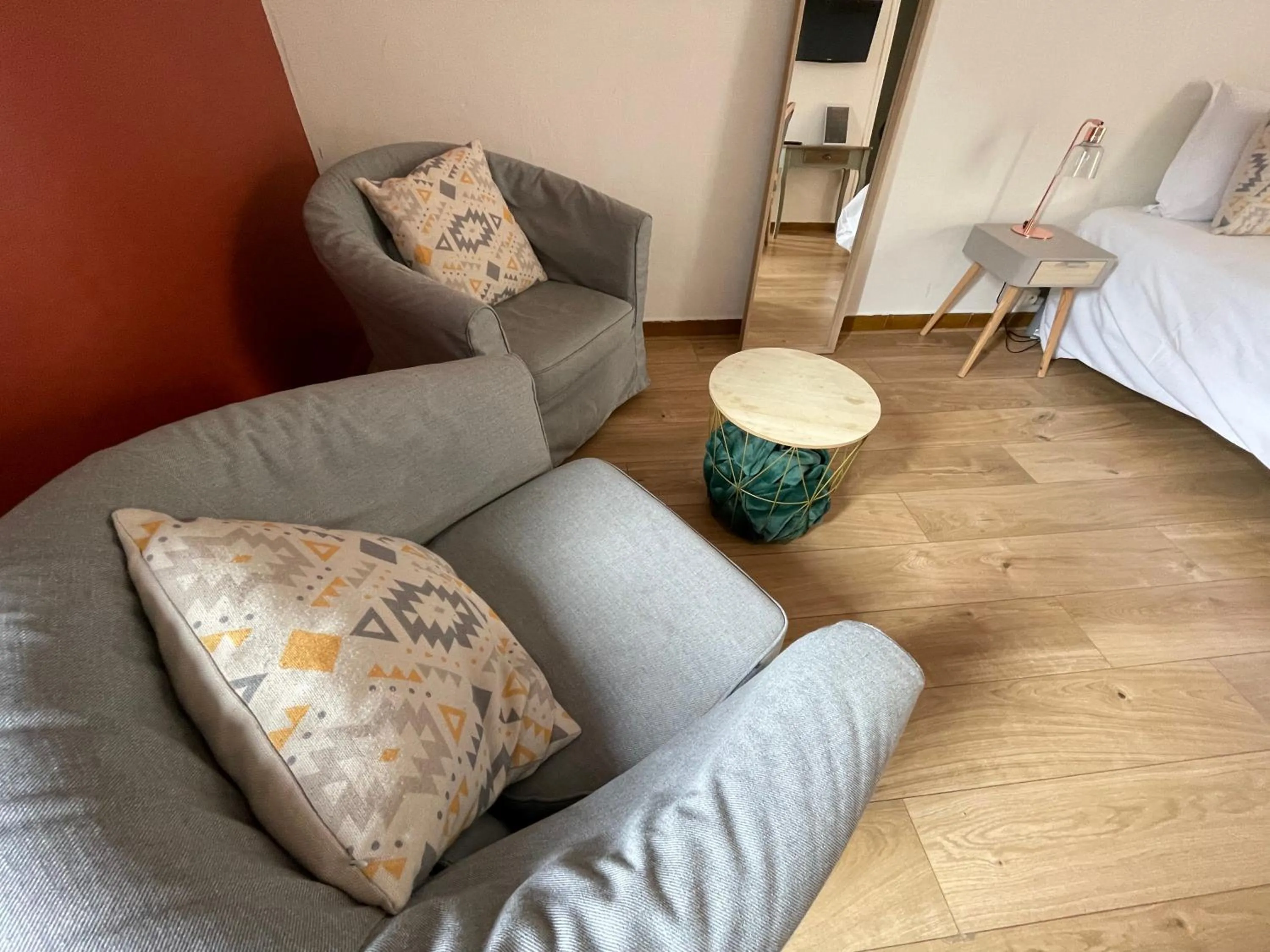 Bed in Hotel Abat Jour