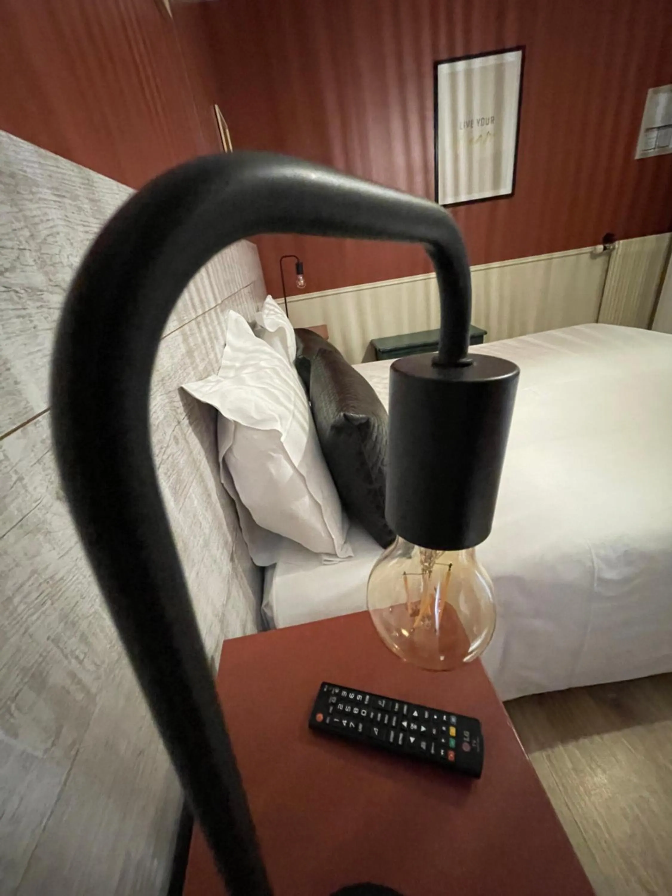 Bed in Hotel Abat Jour