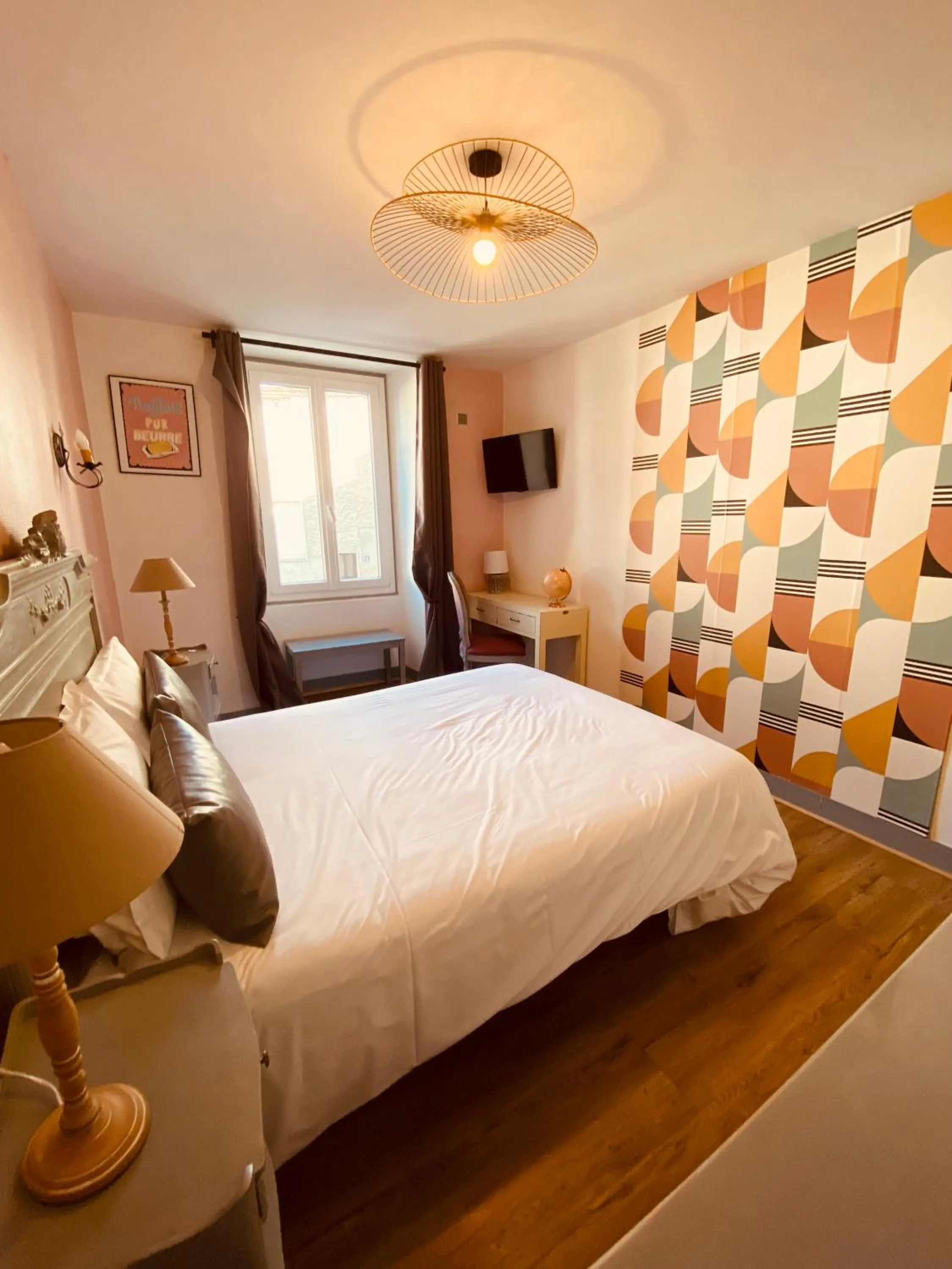 Bed in Hotel Abat Jour