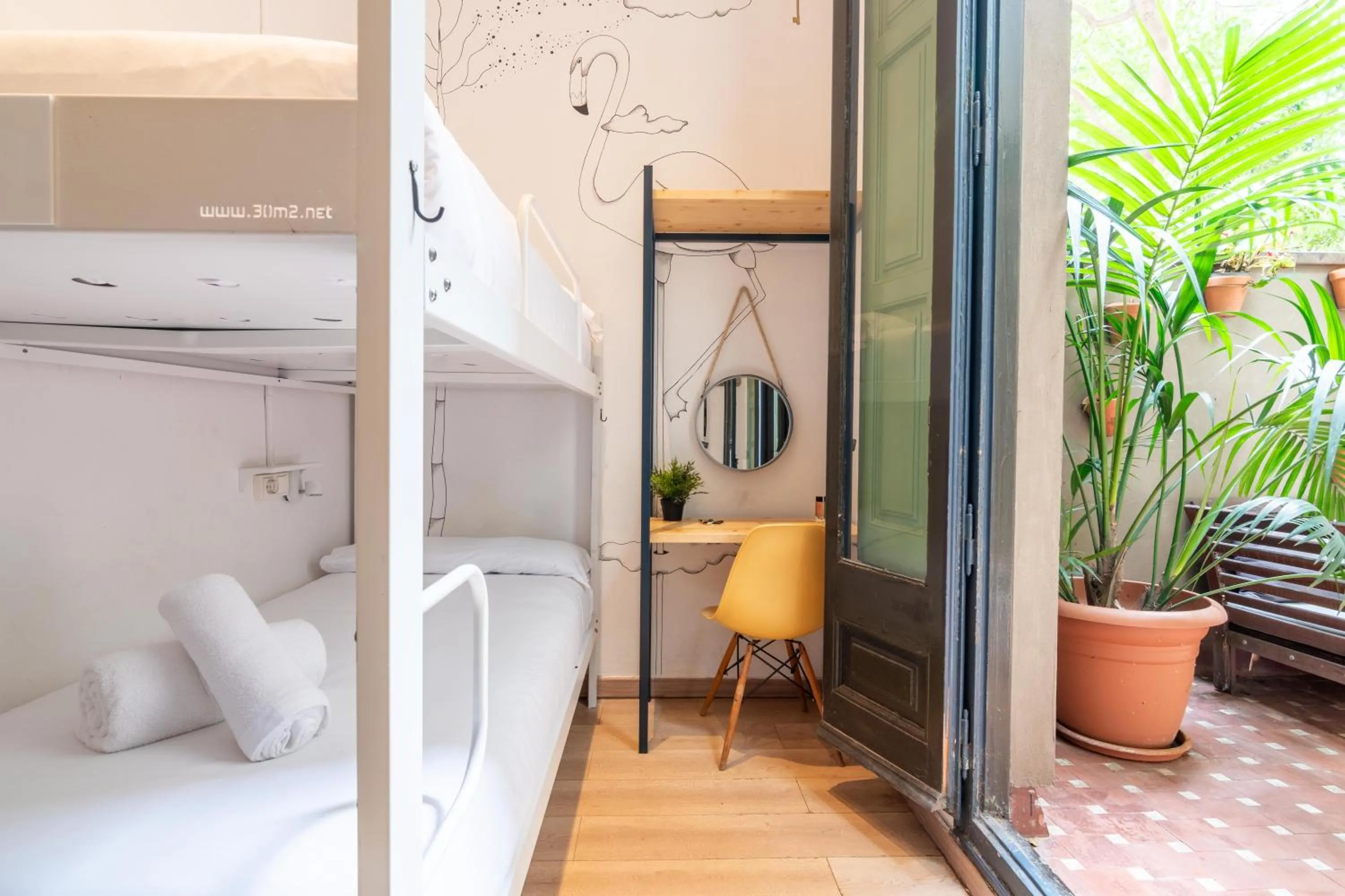 Bedroom, Bed in The Central House Barcelona Gracia