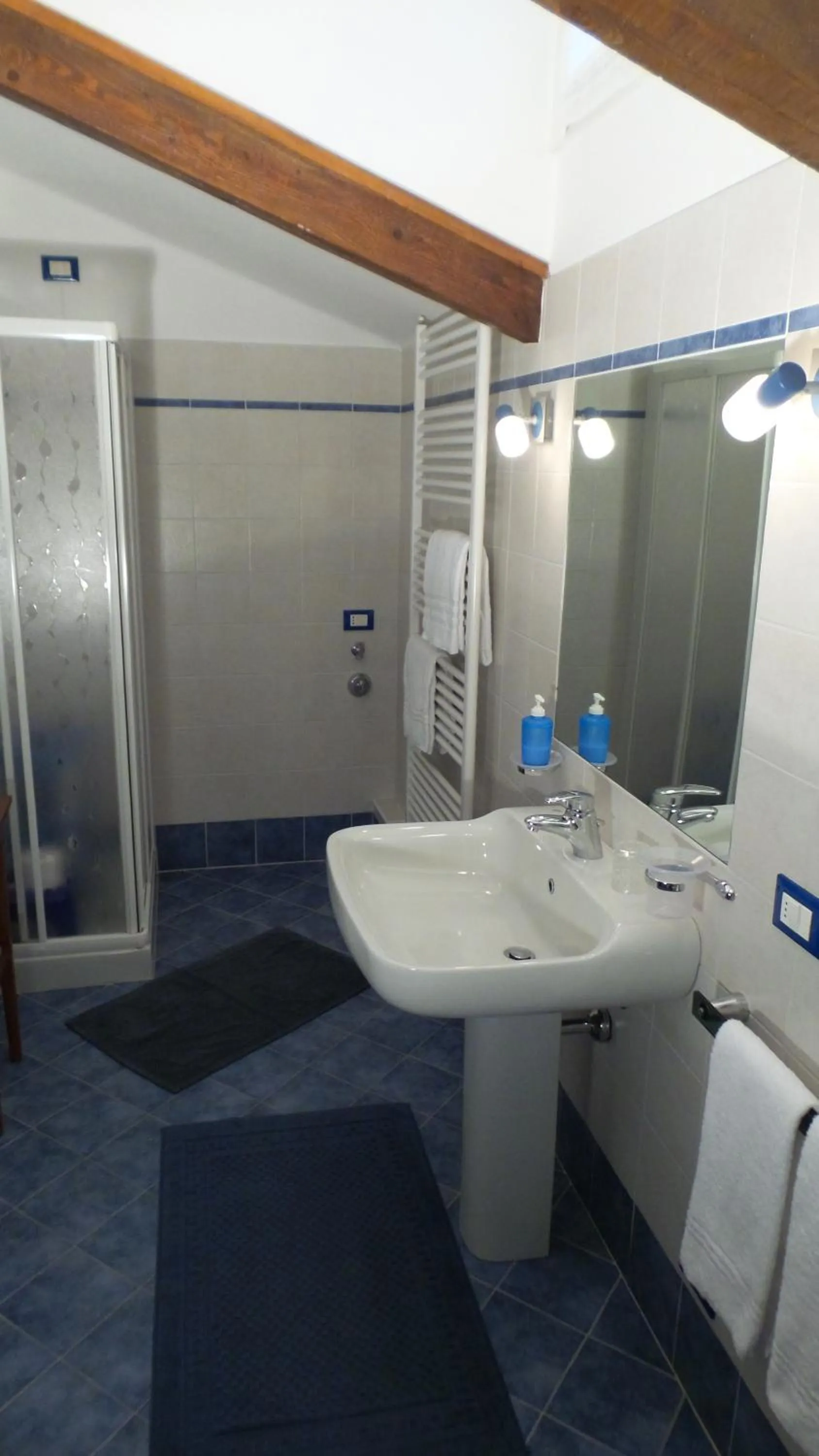Shower in Bed & Breakfast Gli Oleandri