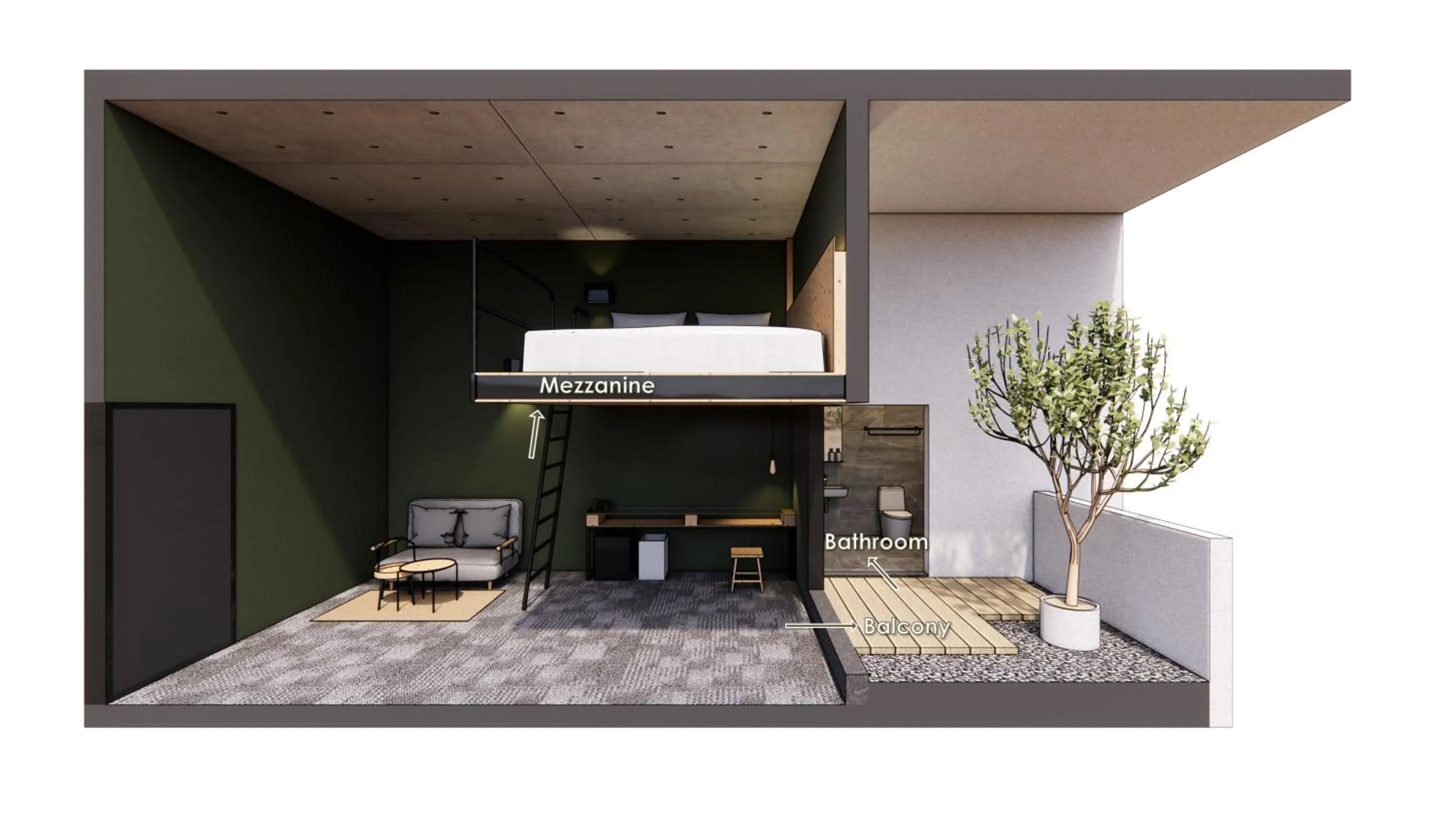 Photo of the whole room in SI Hotel