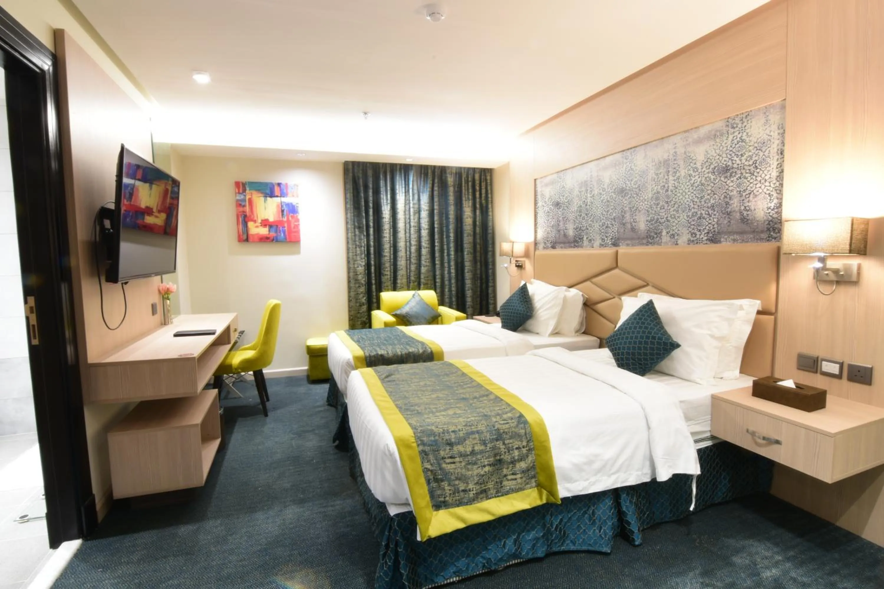 Bed in Touq Al Balad Hotel