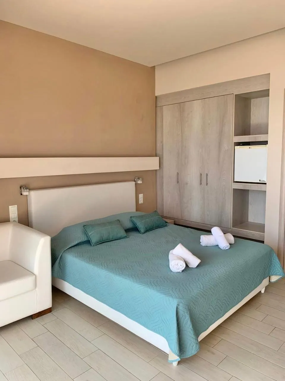 Bedroom, Bed in Saradari Beach Hotel - Adults Only