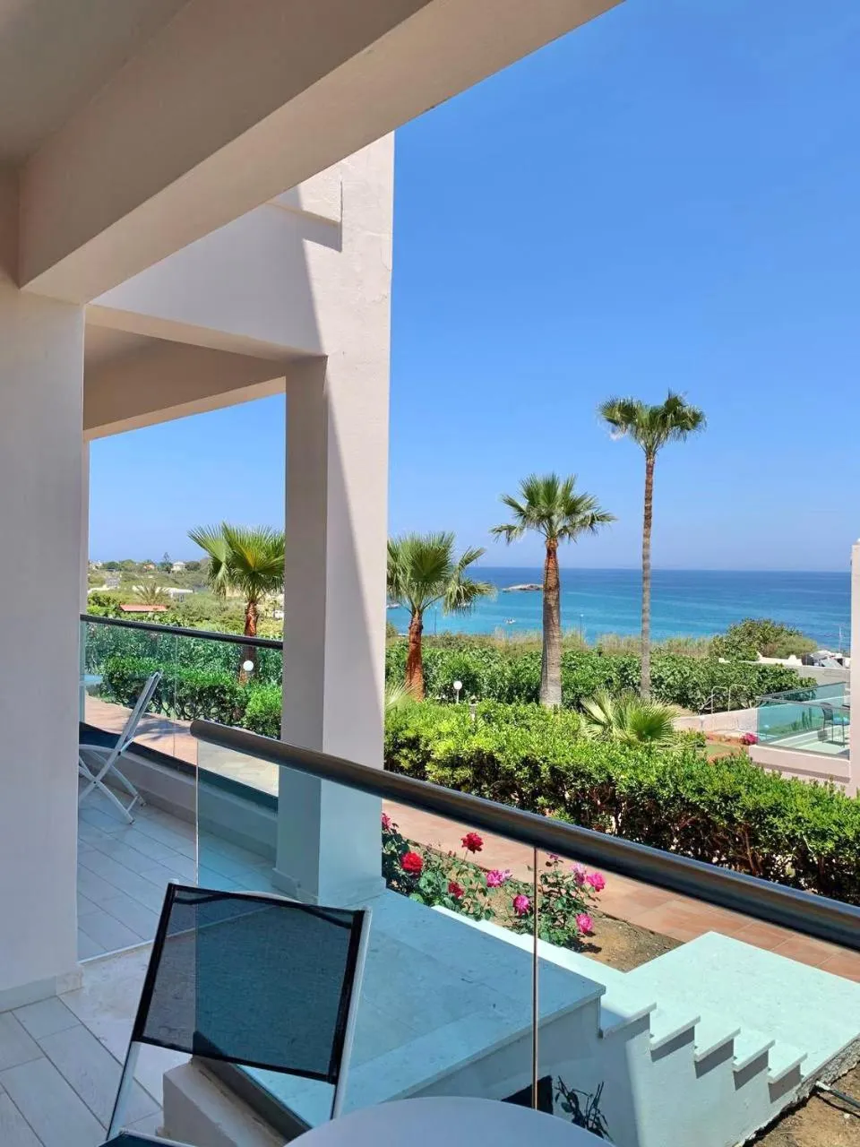 Balcony/Terrace in Saradari Beach Hotel - Adults Only