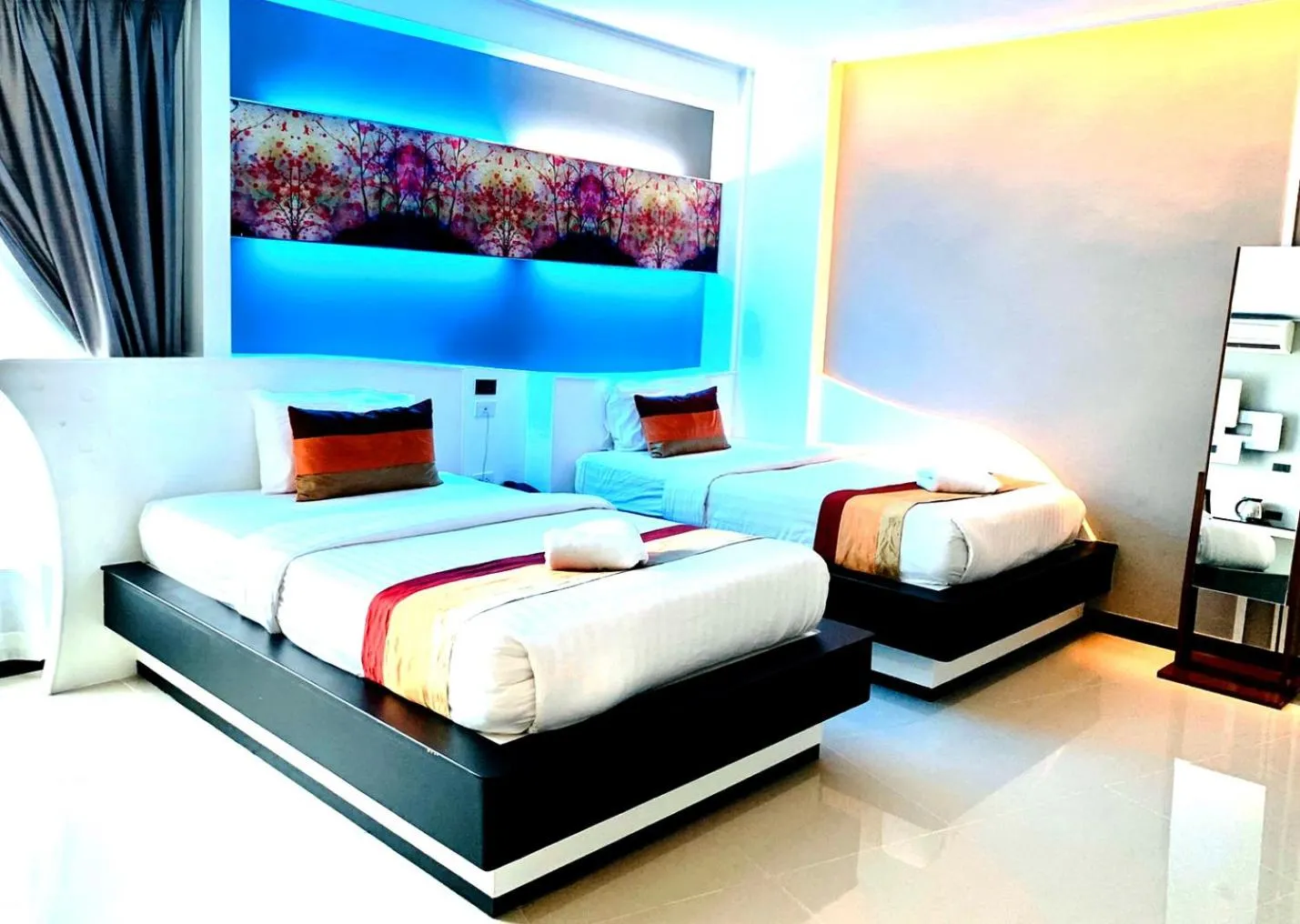 Bed in Mantra Varee Hotel