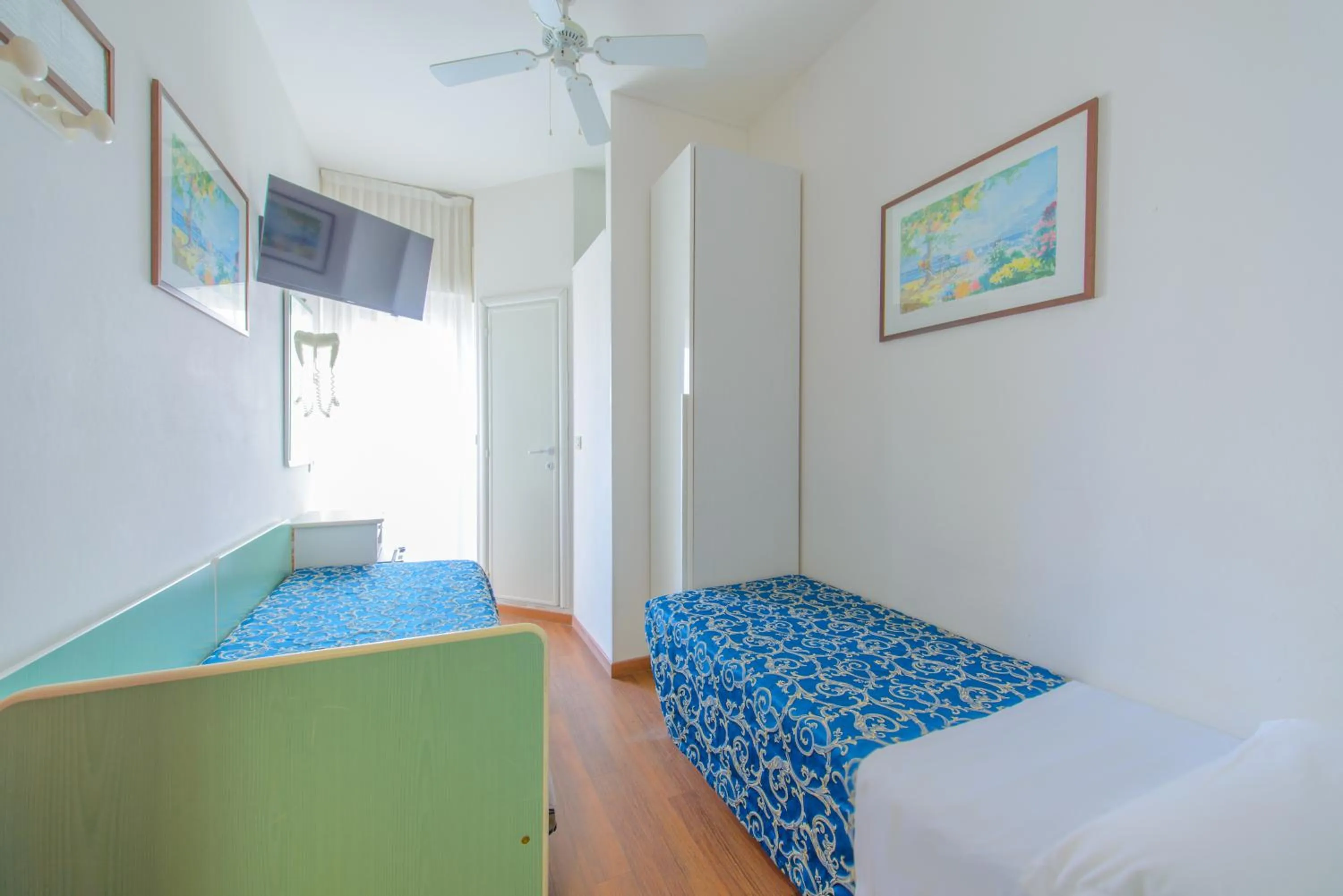 Bed in Hotel San Marino