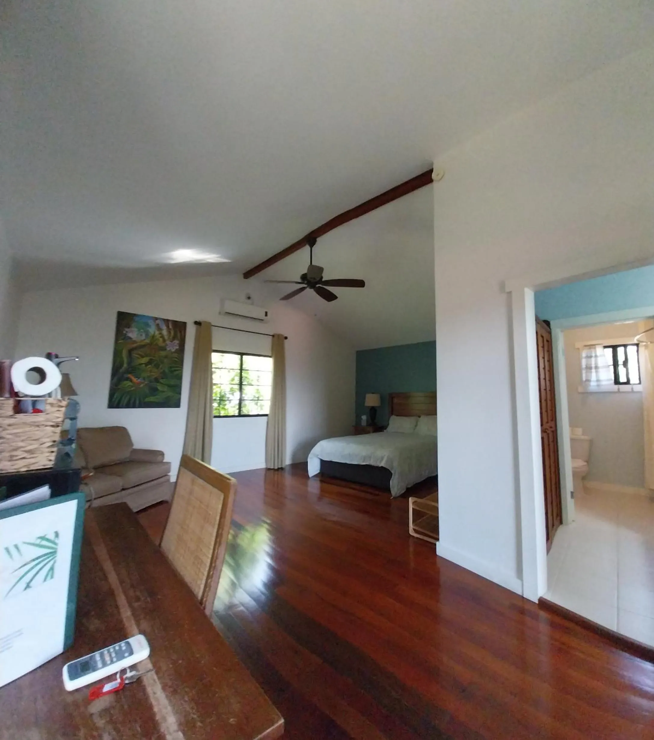 Bed in Santa Cruz Cabins