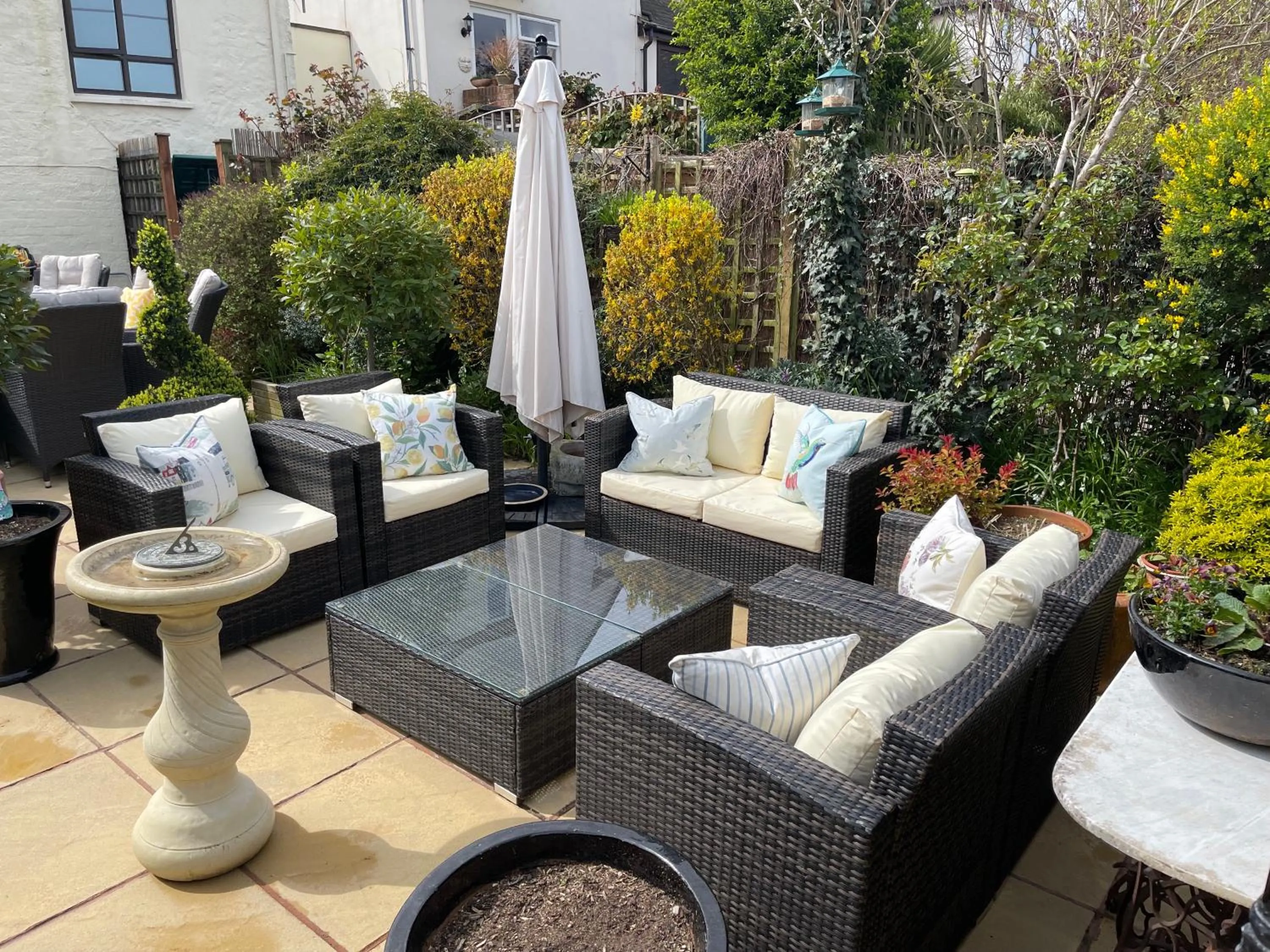 Garden in Myrtle Cottage B&B