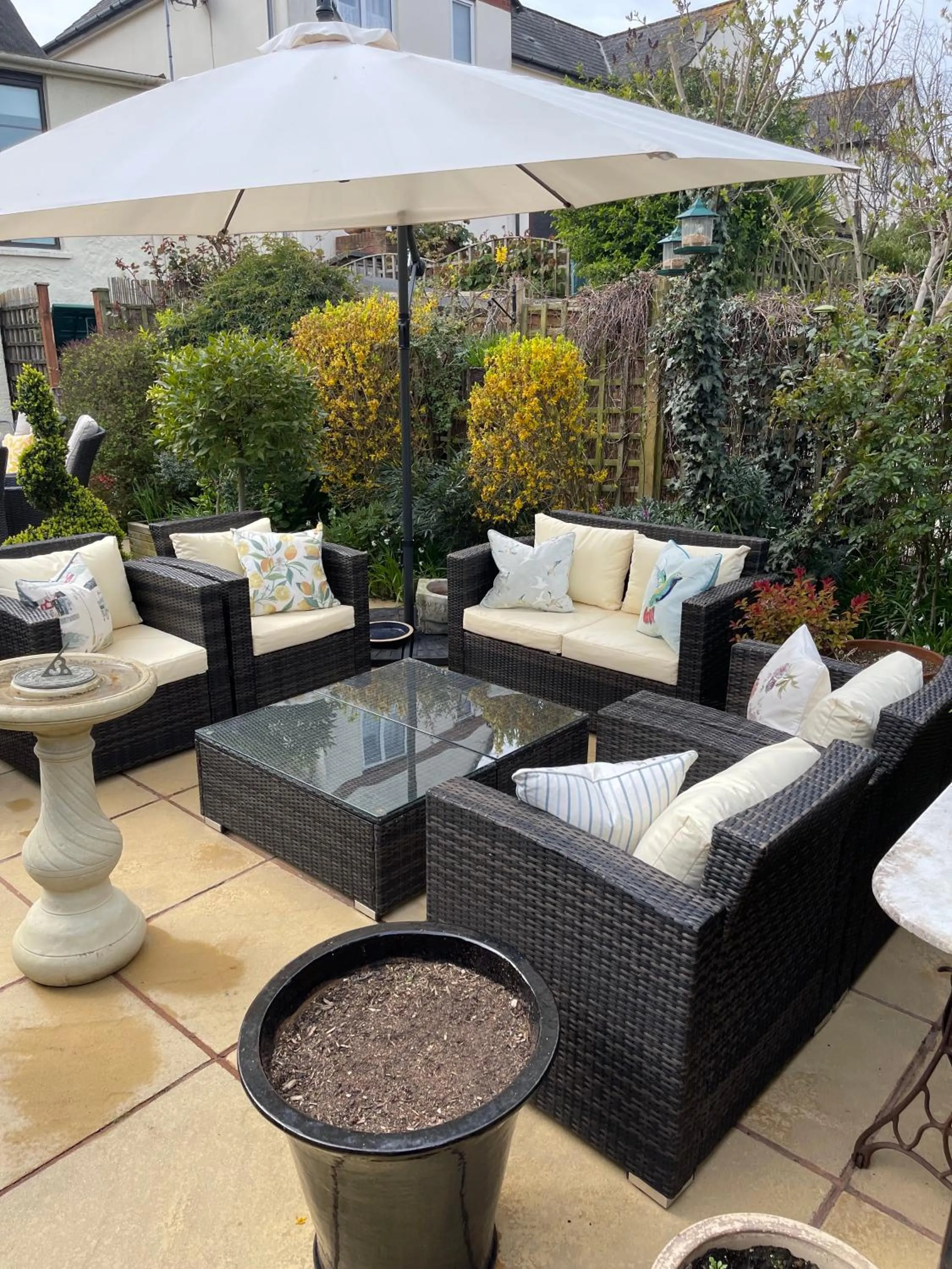 Garden in Myrtle Cottage B&B