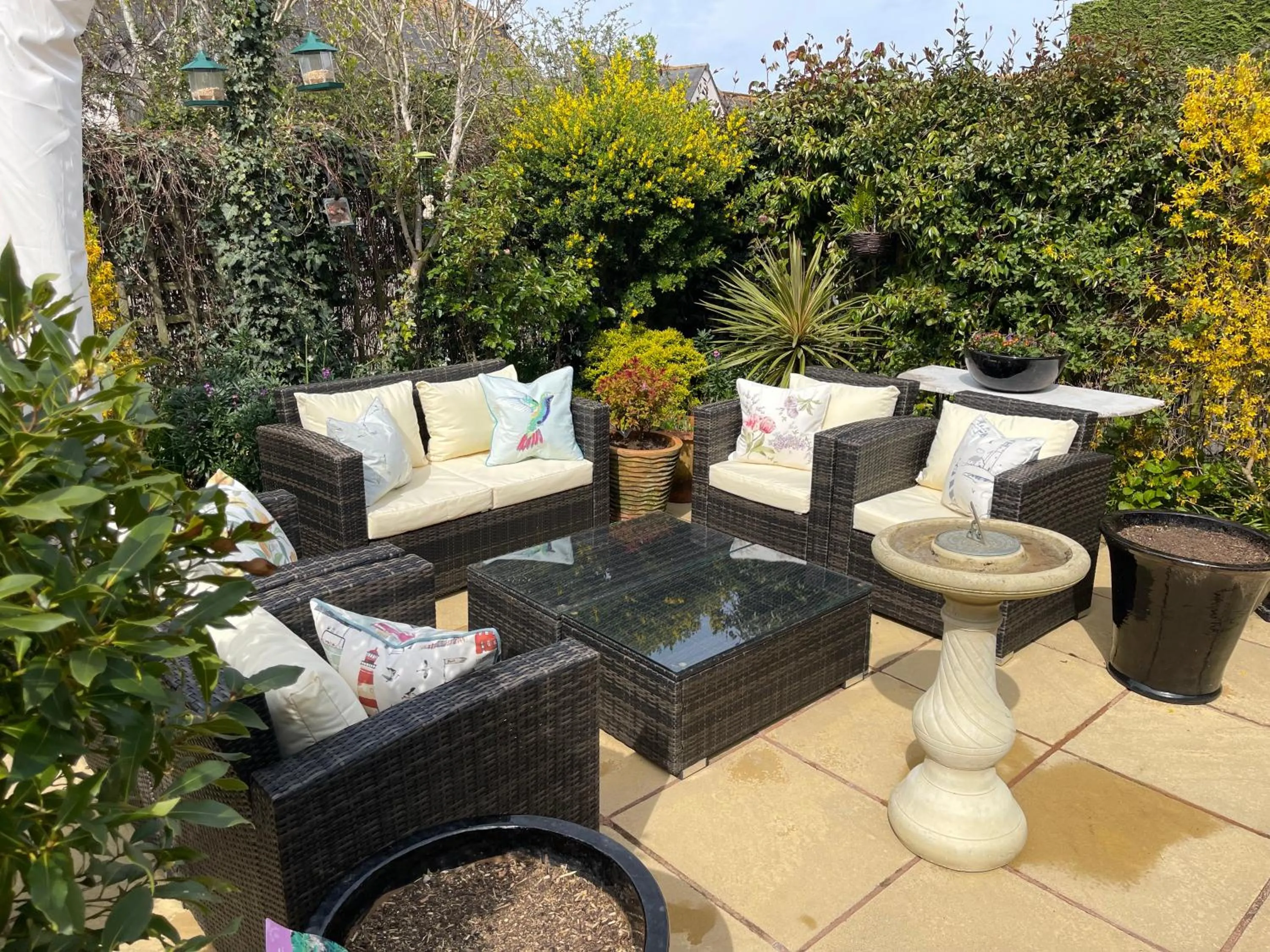 Garden in Myrtle Cottage B&B