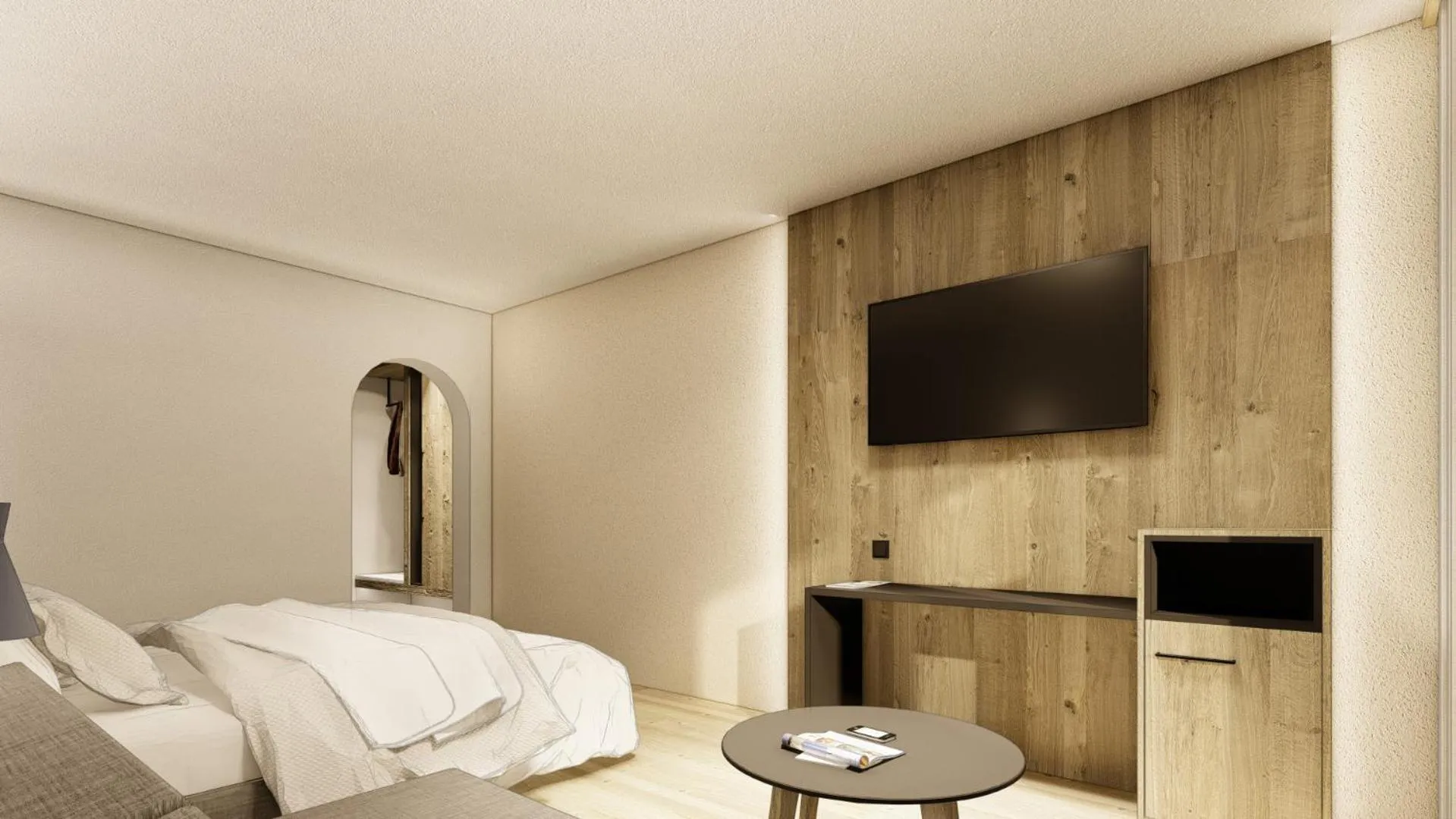 Photo of the whole room, Bed in Hotel Central