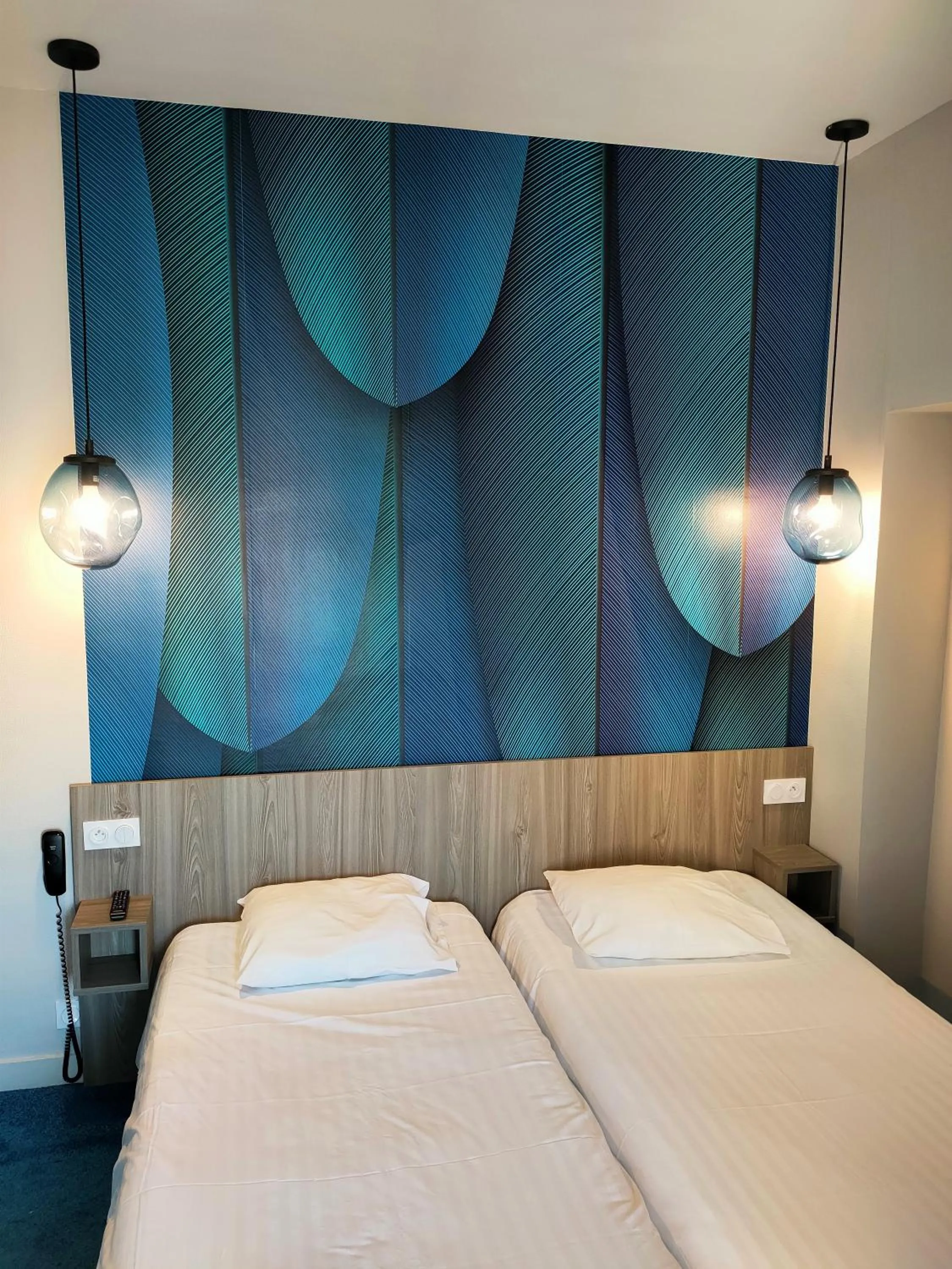 Bedroom, Bed in Hotel Iena