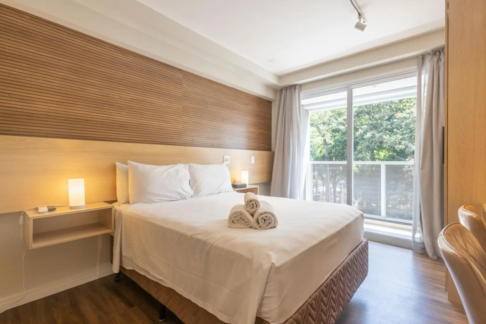 Photo of the whole room, Bed in 360 São Luis