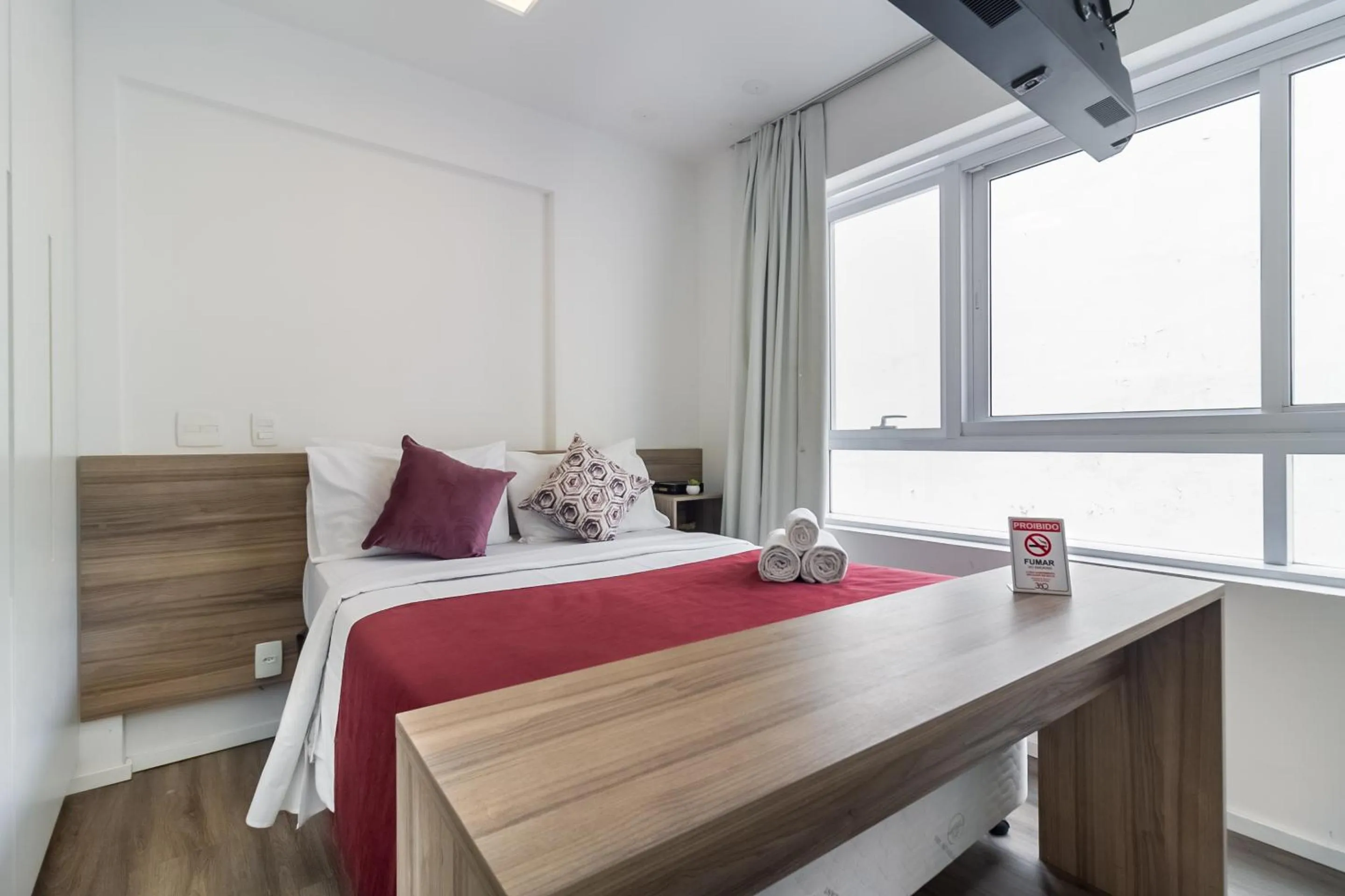 Photo of the whole room, Bed in 360 São Luis