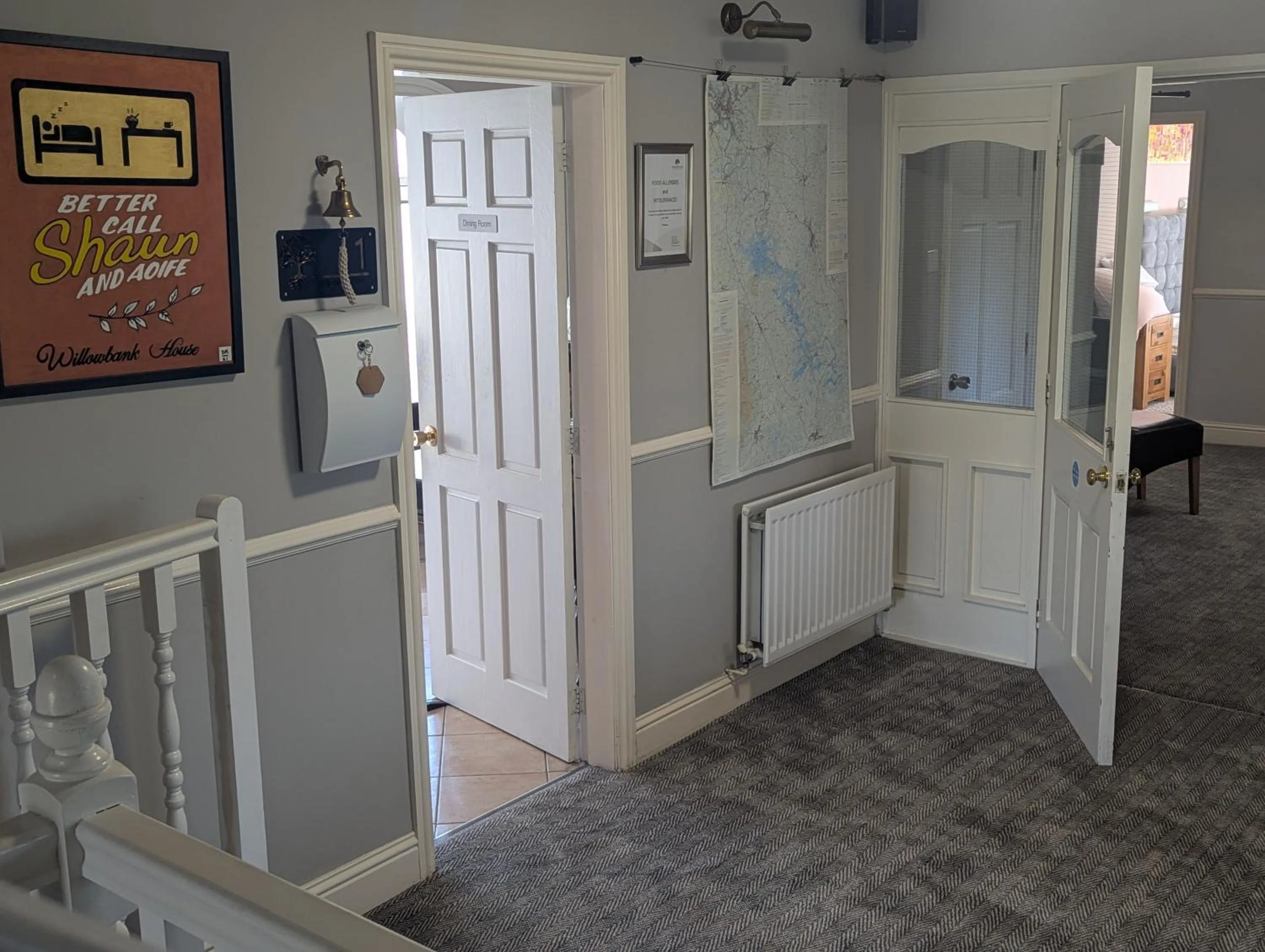 Lobby or reception in Willowbank House