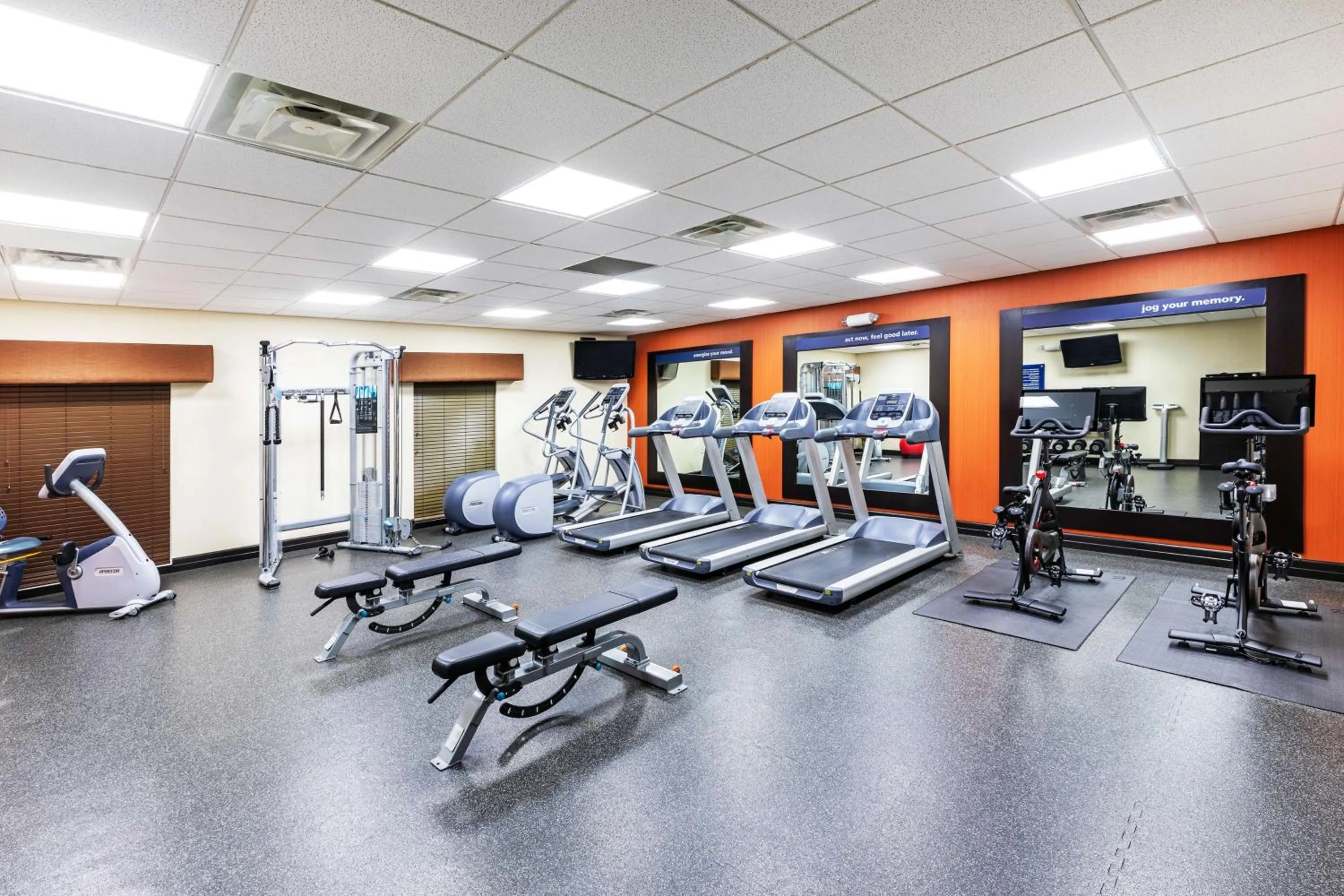 Fitness centre/facilities in Hampton Inn and Suites Houston Heights I-10
