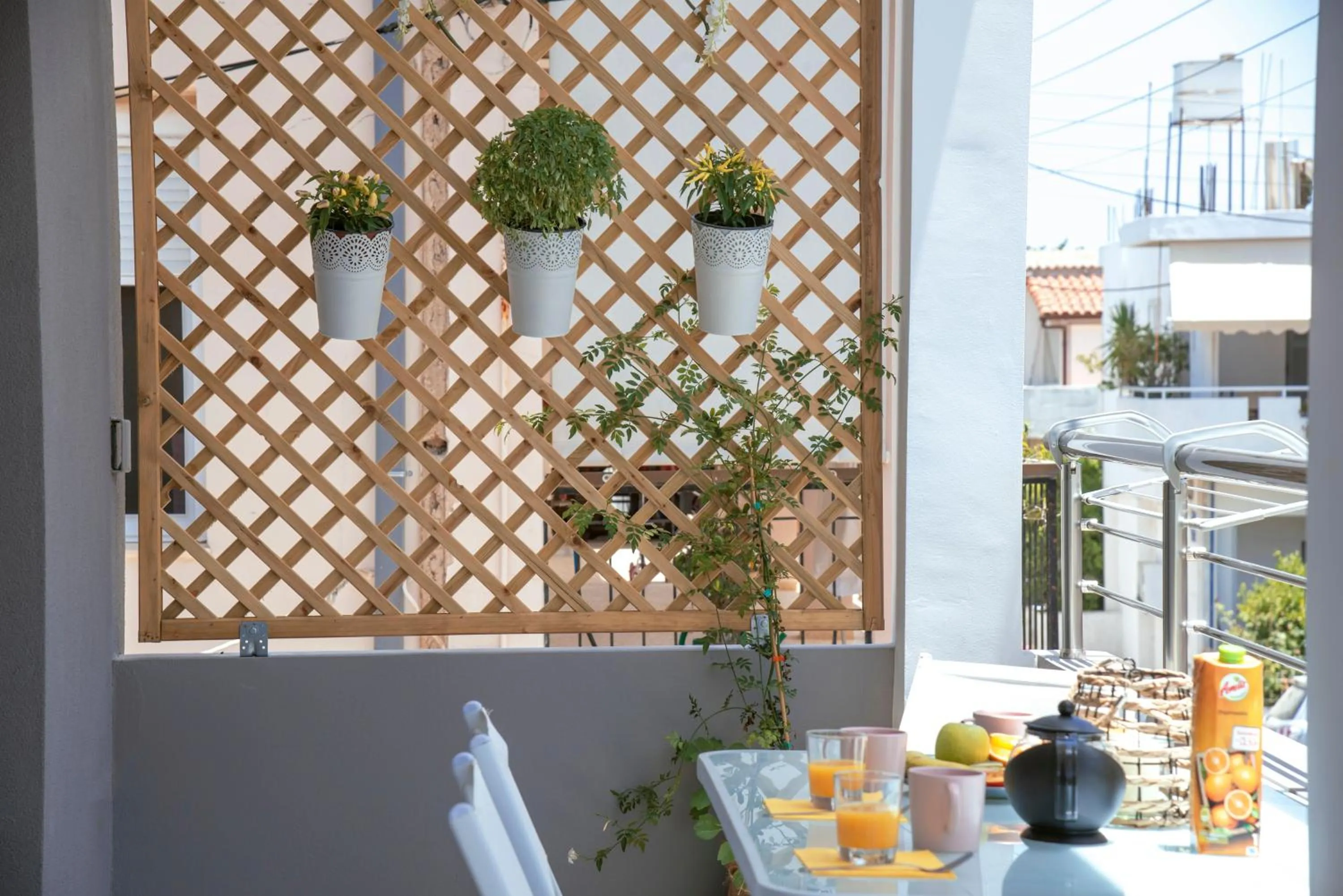 Balcony/Terrace in Chania Design Suites