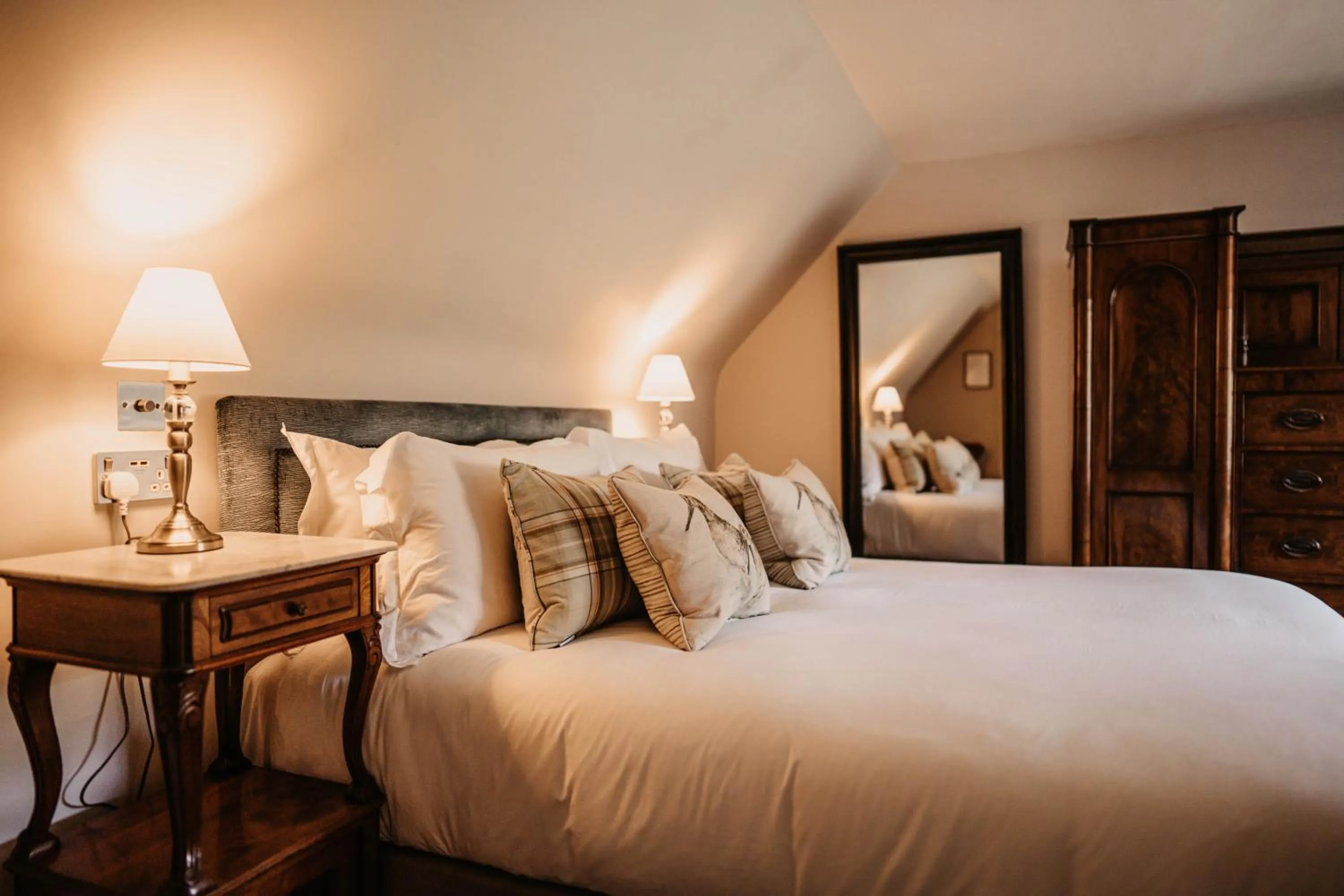 Bed in Shieldaig Lodge Hotel