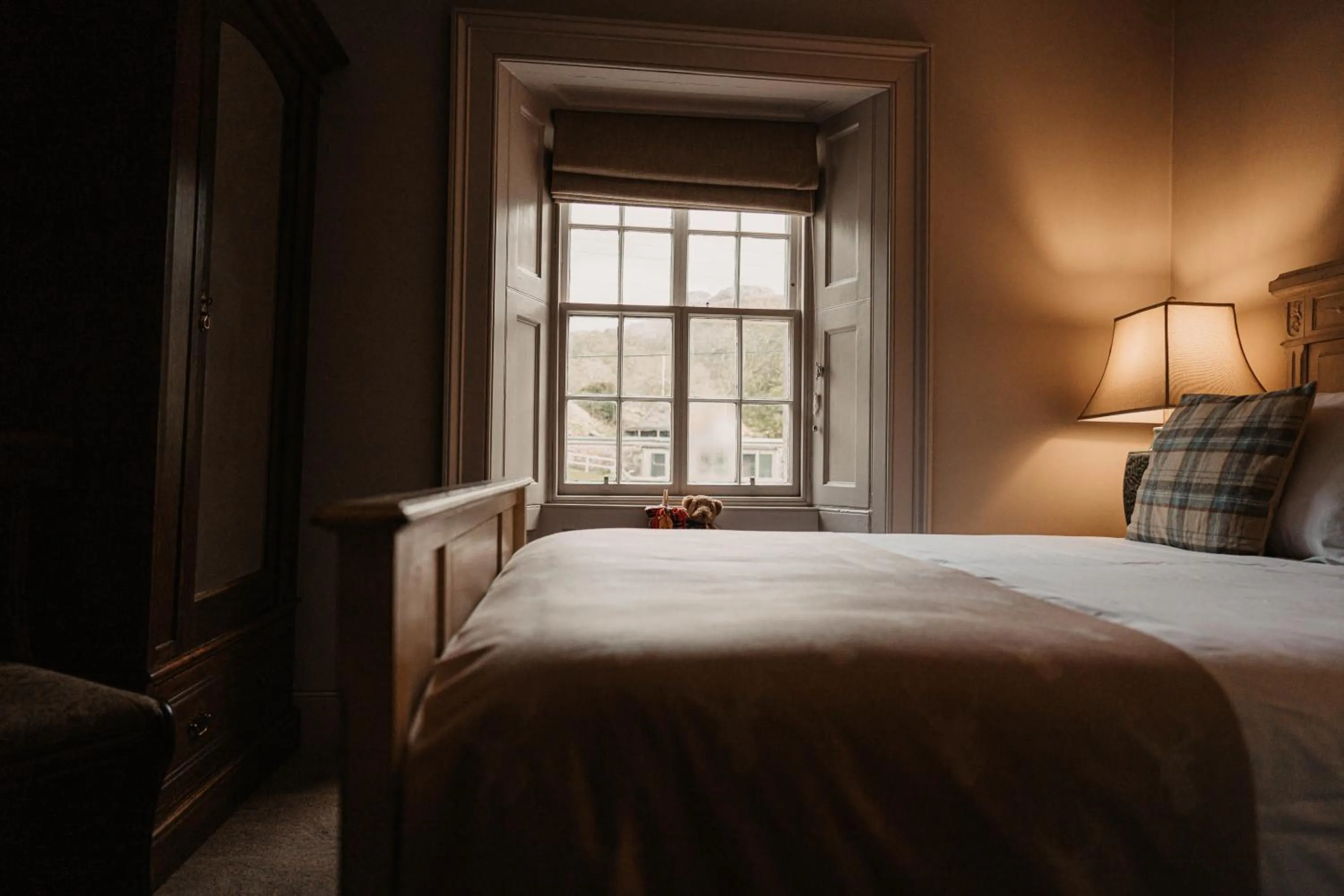 Bed in Shieldaig Lodge Hotel