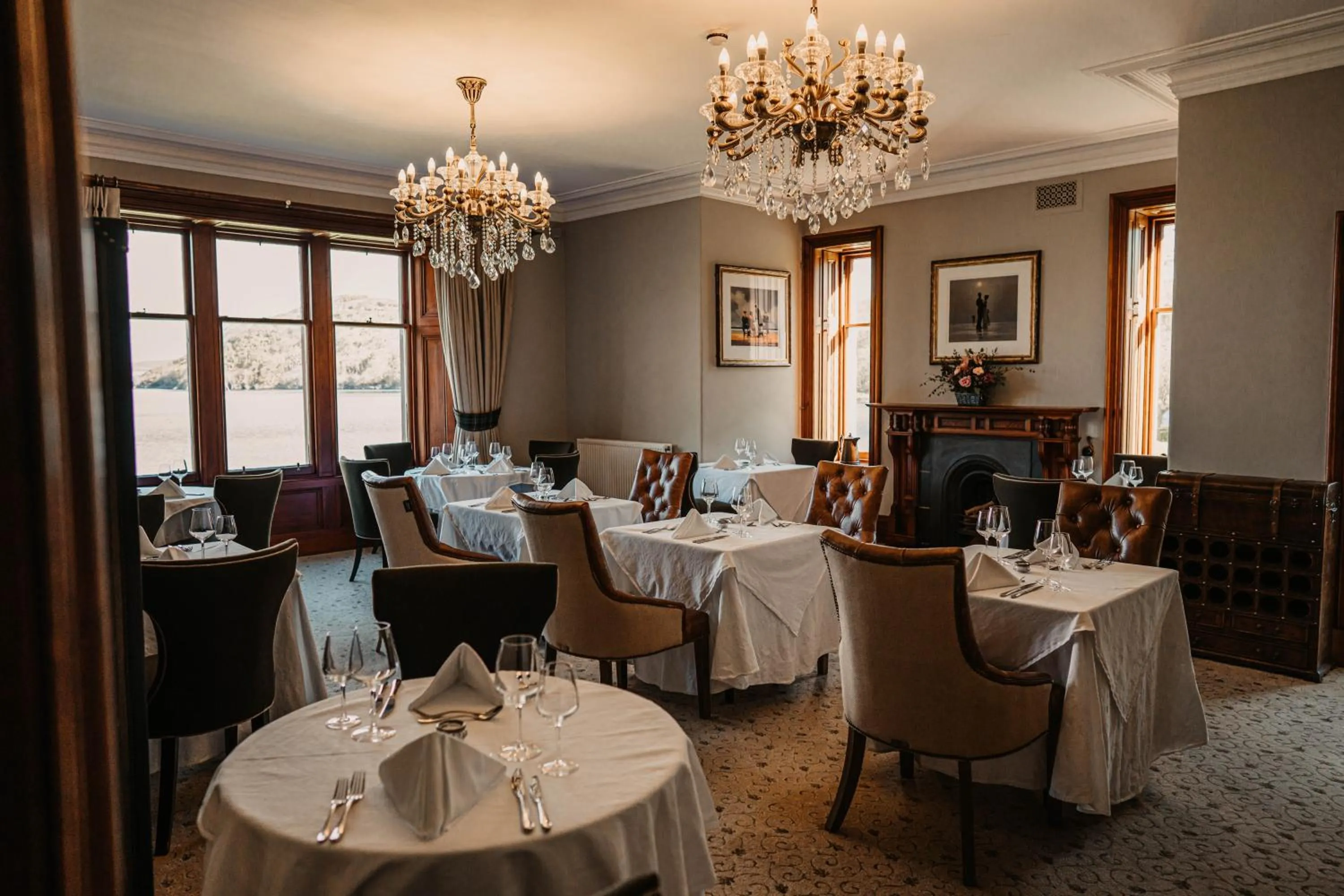 Dining area in Shieldaig Lodge Hotel