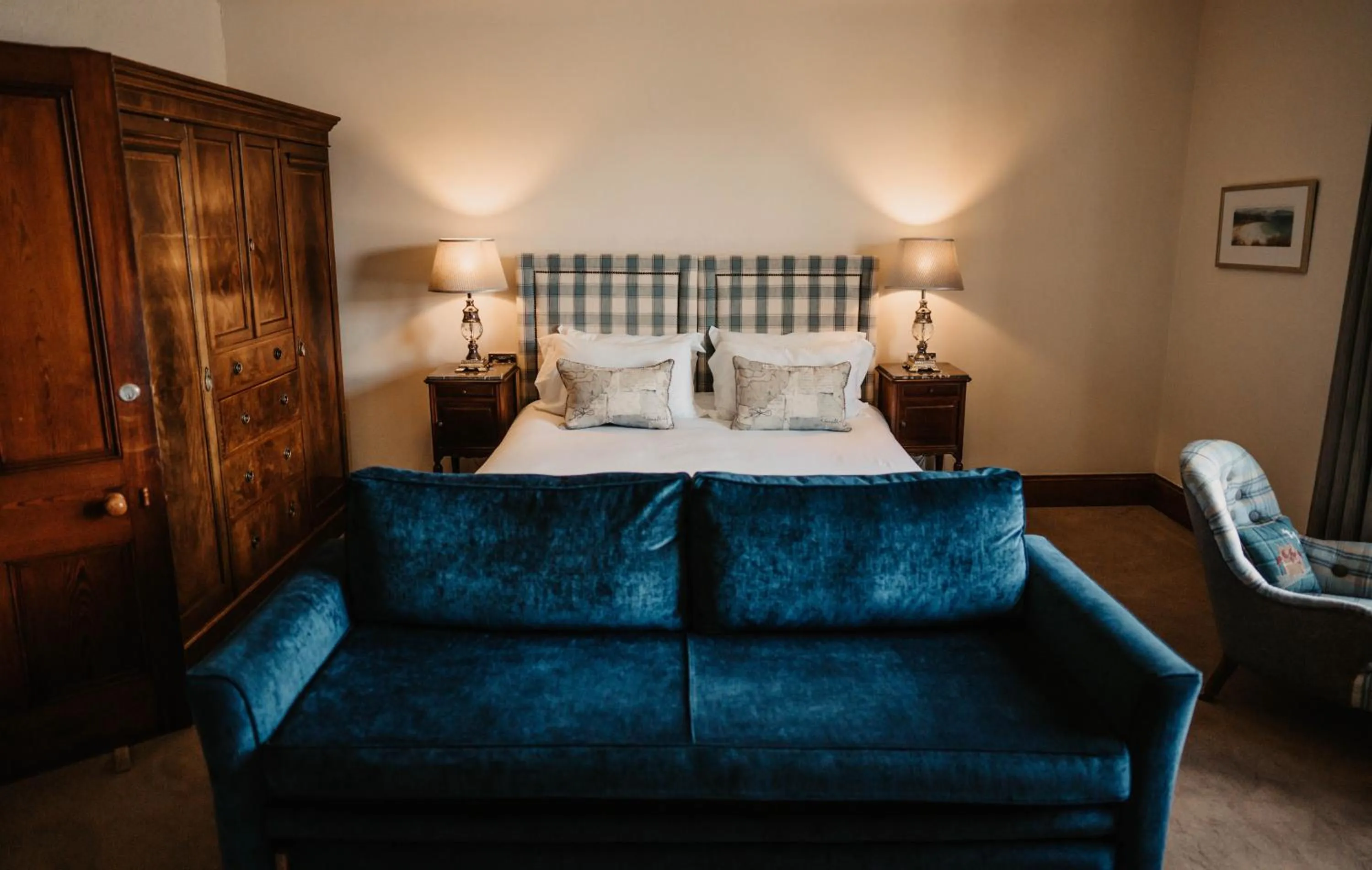 Bed in Shieldaig Lodge Hotel