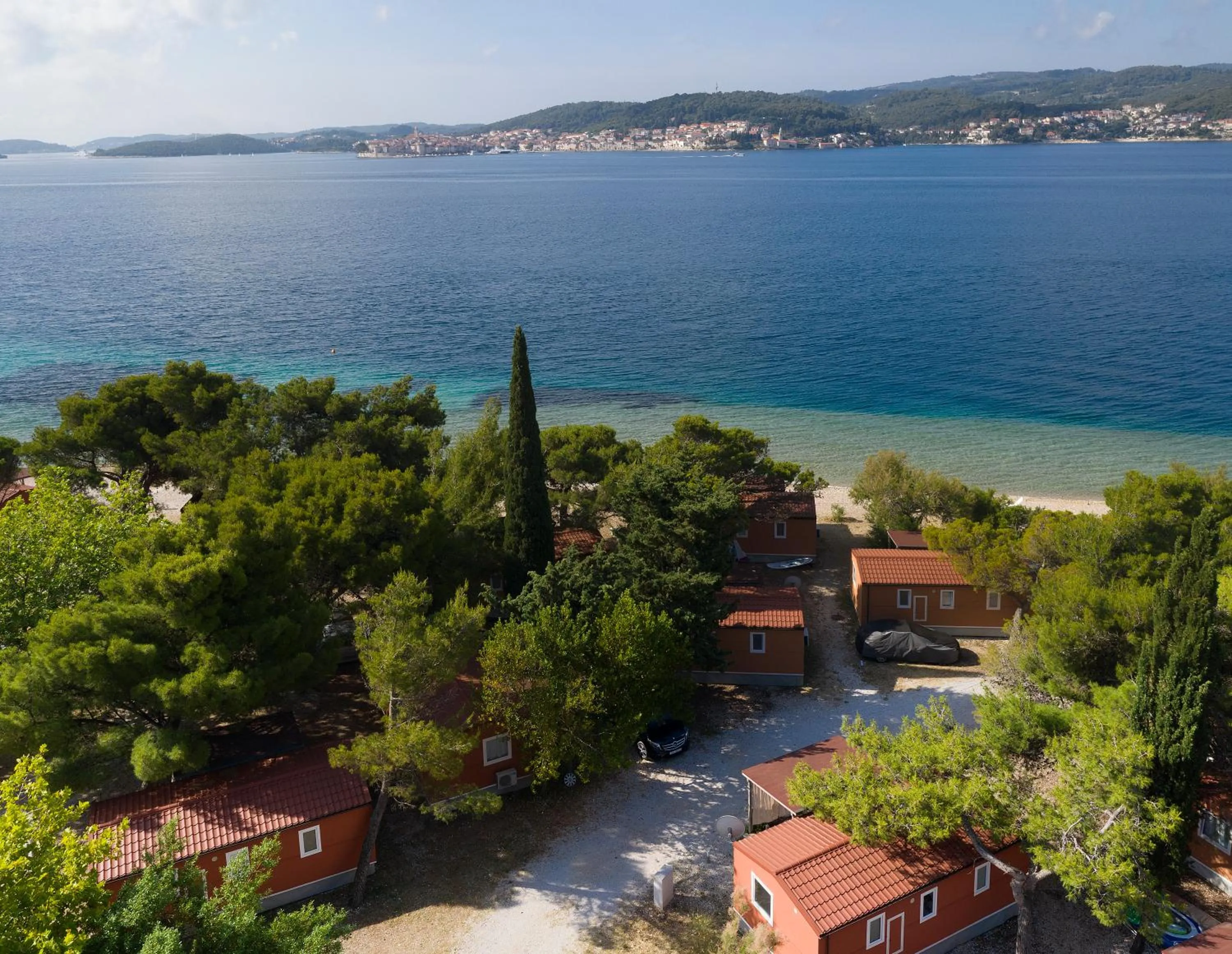 Bird's eye view in Mobile Homes Camp Perna - Adriatic Kampovi