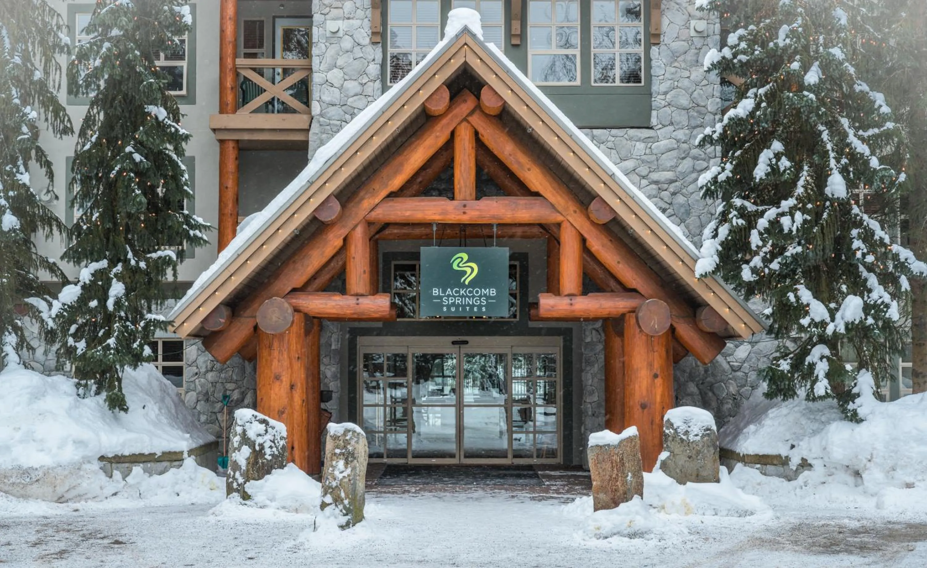 Facade/entrance in Blackcomb Springs Suites by CLIQUE