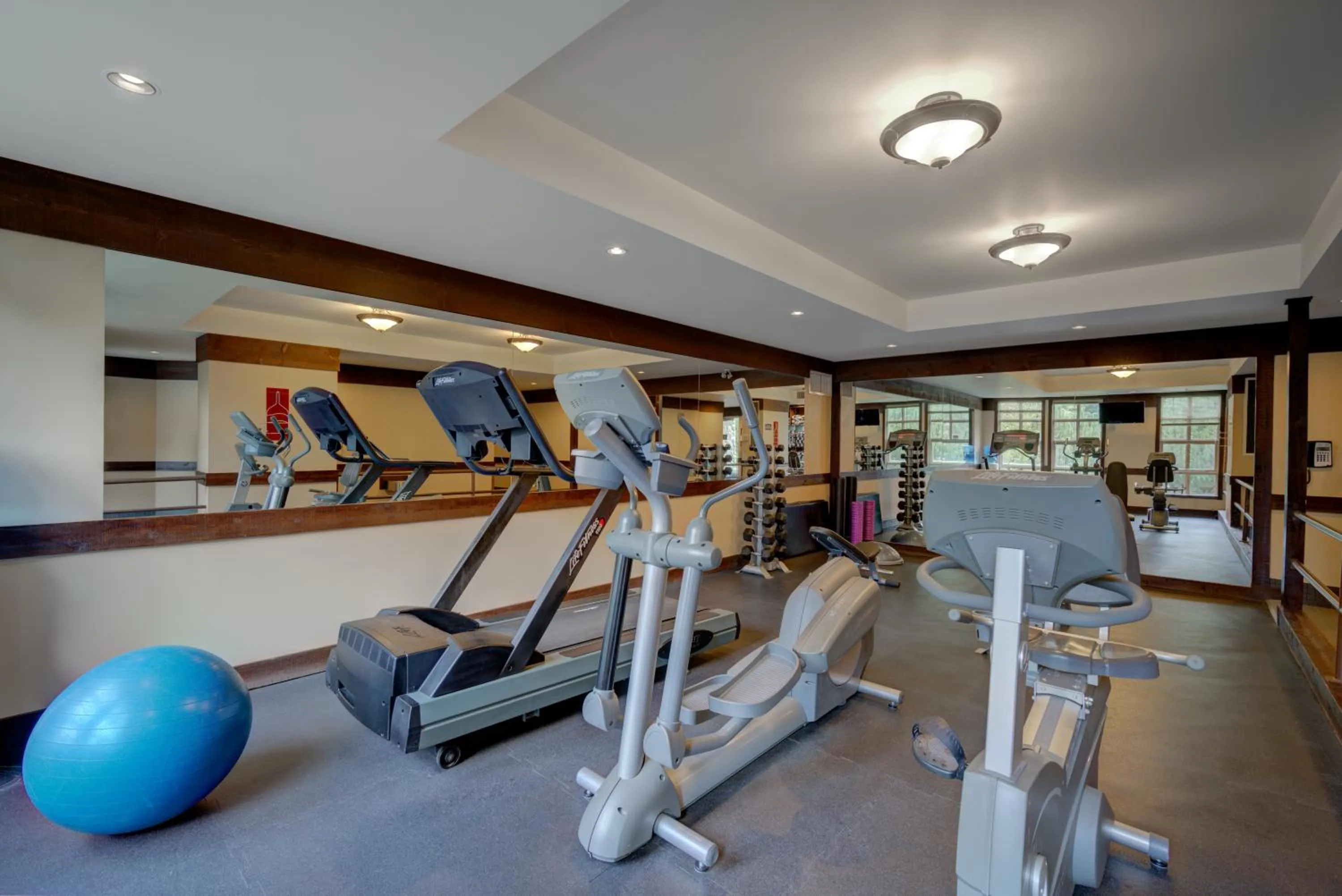 Fitness centre/facilities in Blackcomb Springs Suites by CLIQUE