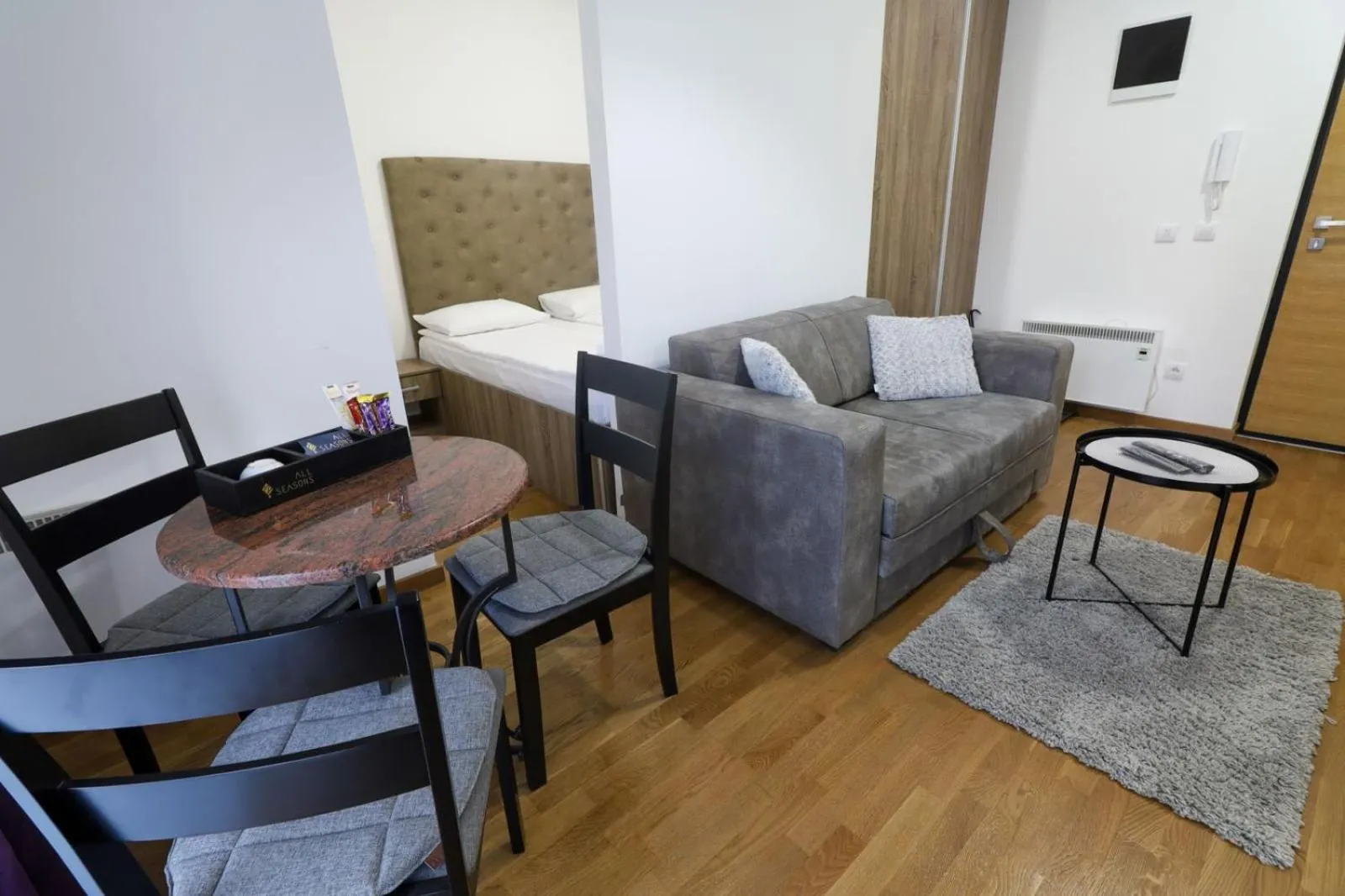 Seating area in All Seasons Residence