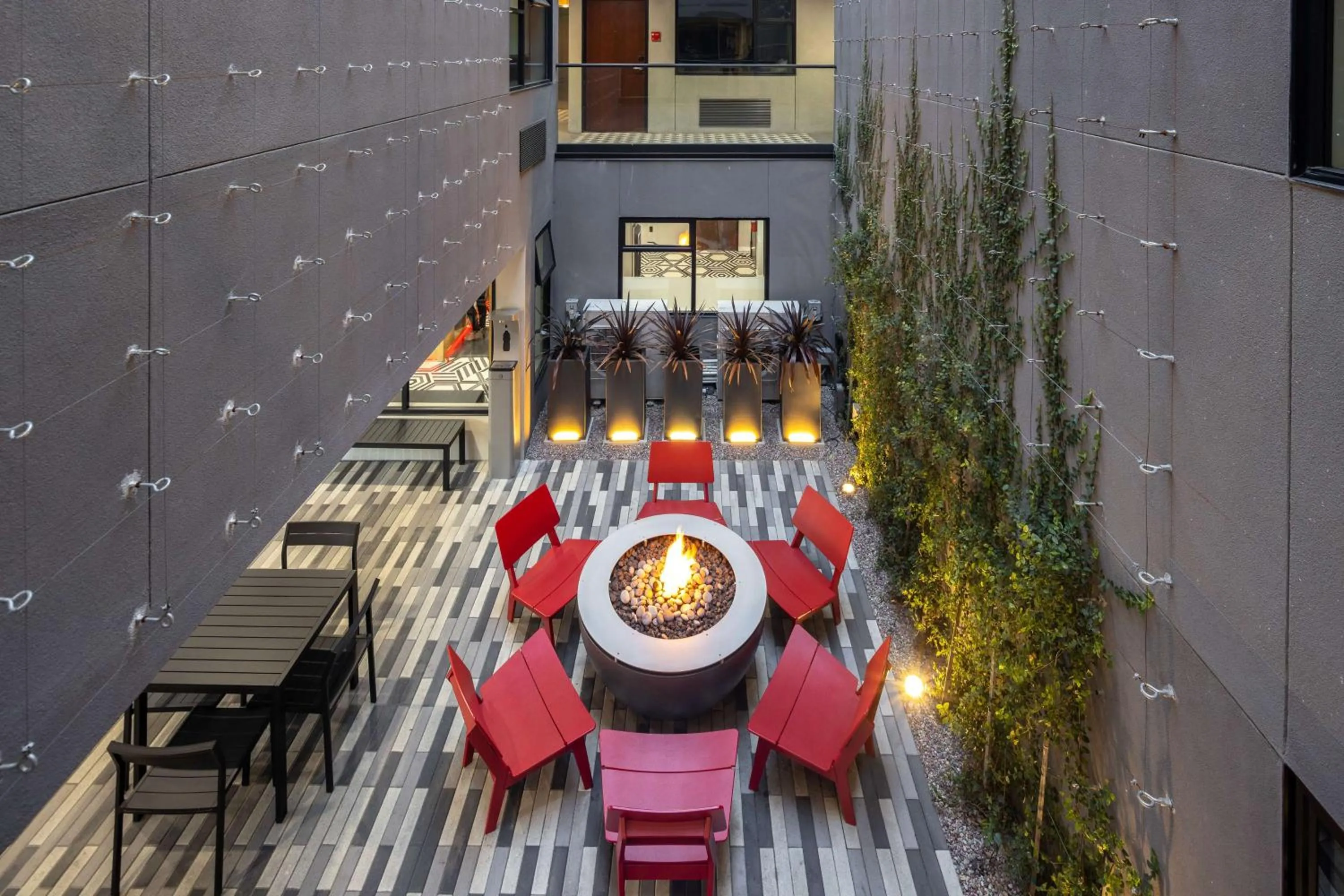 Patio in Infinity Hotel San Francisco, Tapestry Collection by Hilton