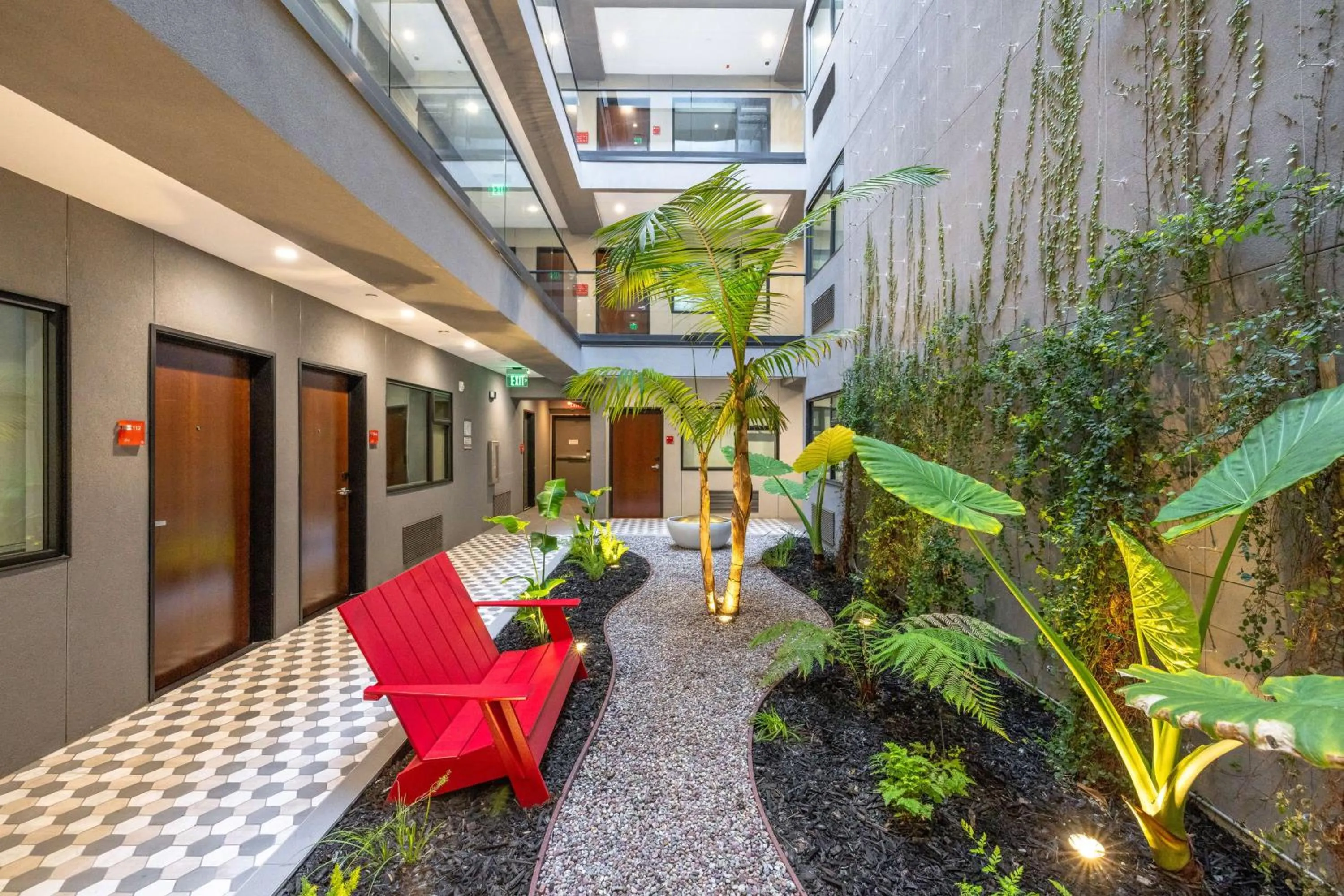 Patio in Infinity Hotel San Francisco, Tapestry Collection by Hilton