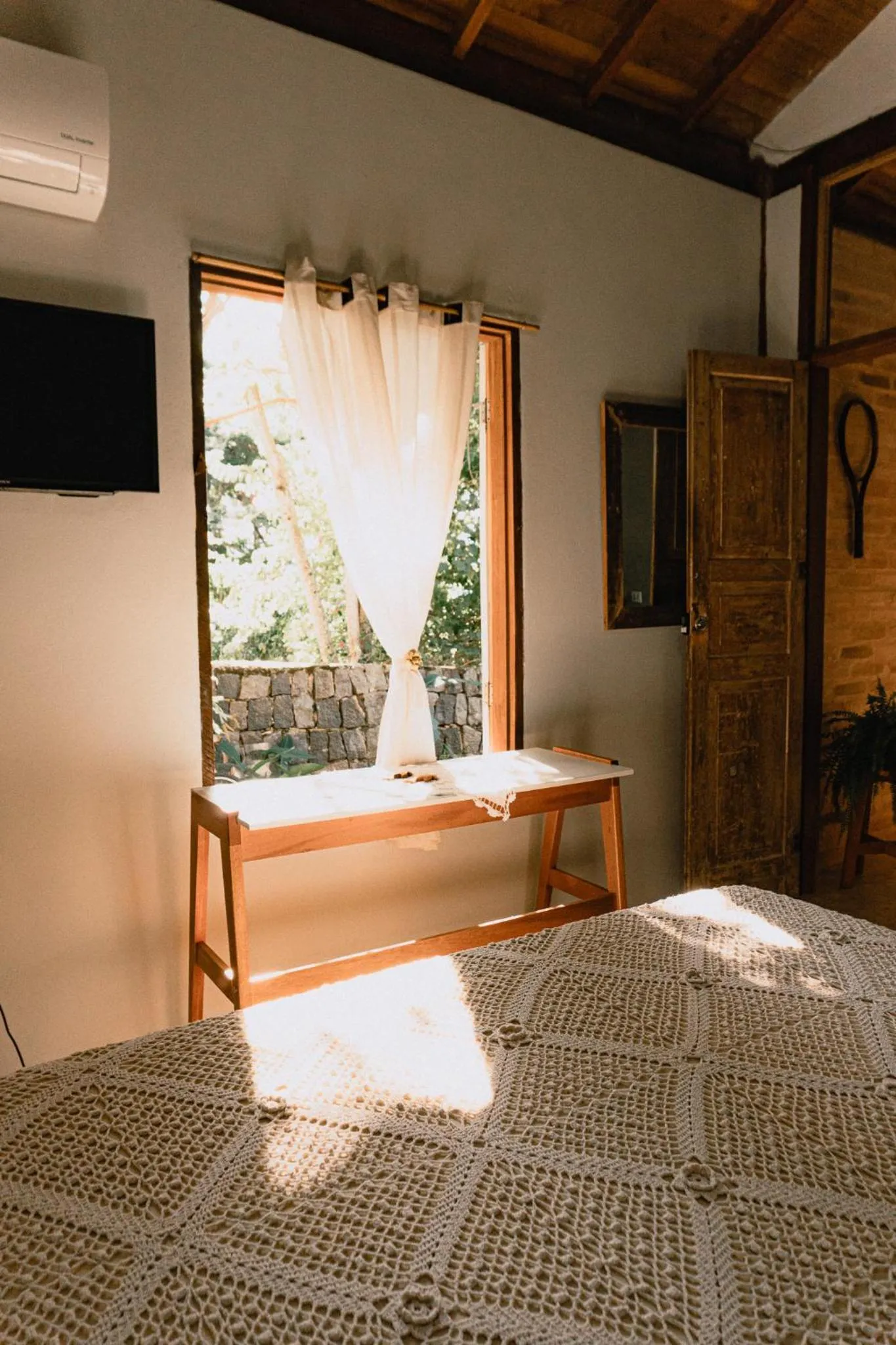 Bed in Casa no Sul de Ilhabela