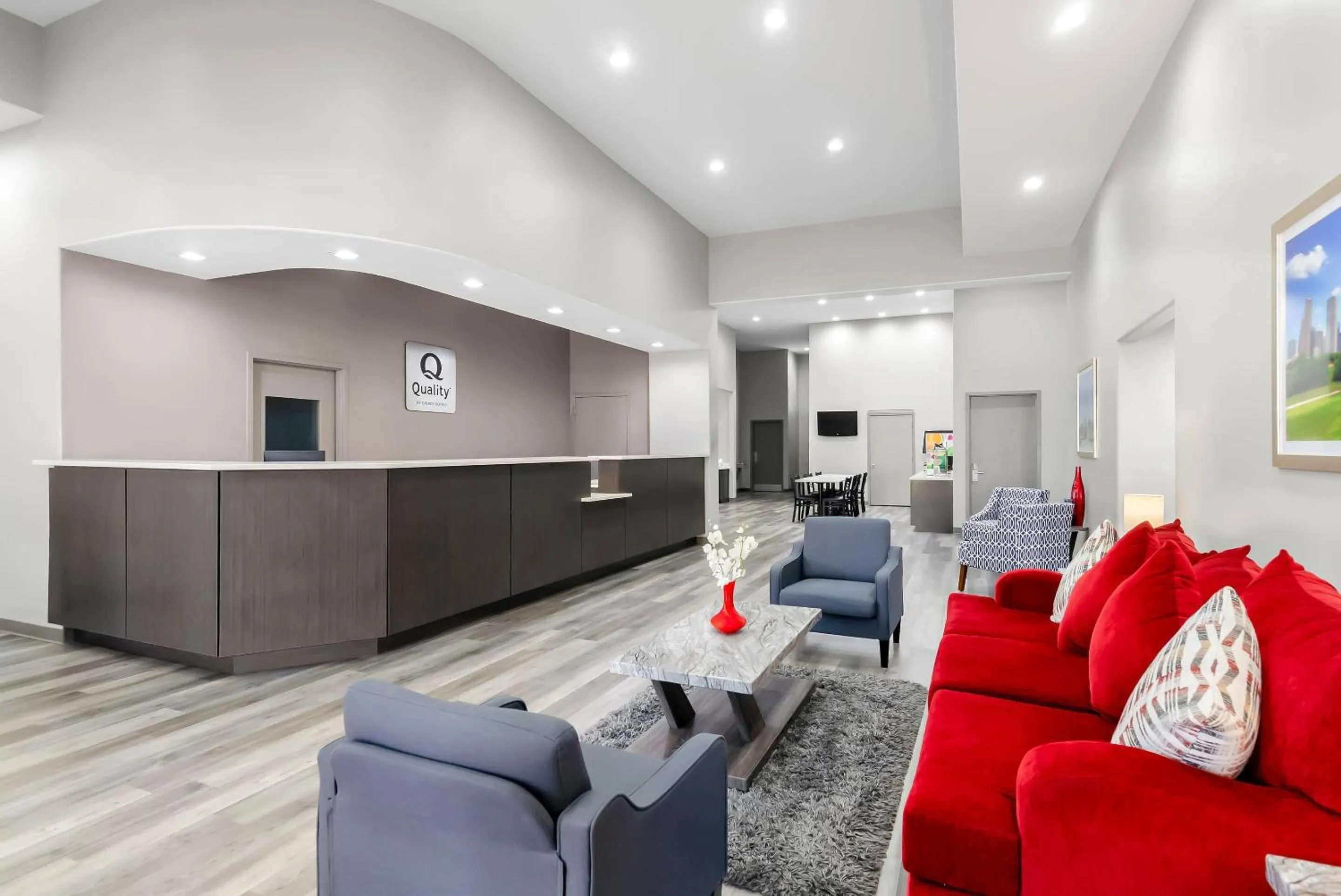 Lobby or reception in Quality Suites Houston NW Cy-Fair