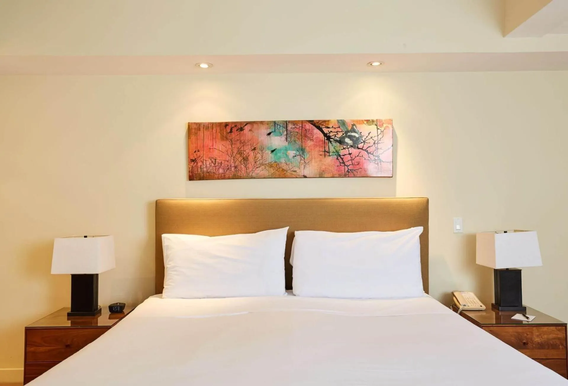 Bed in Lombardy Hotel