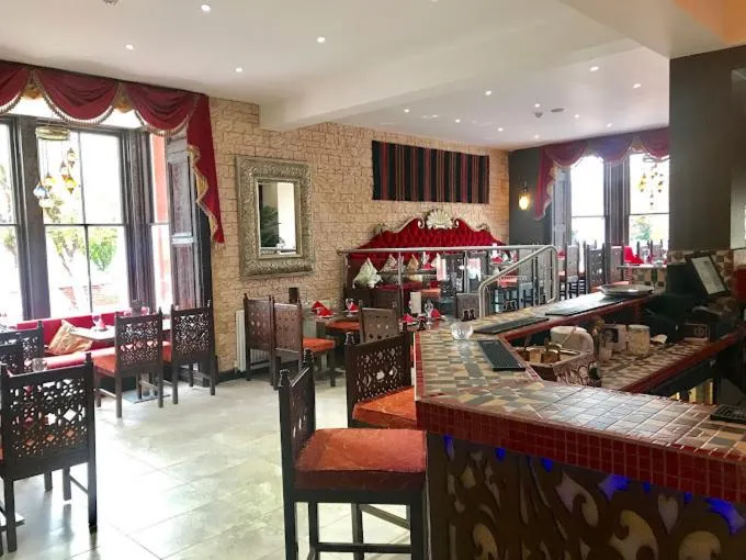 Dining area in The Pearl Hotel