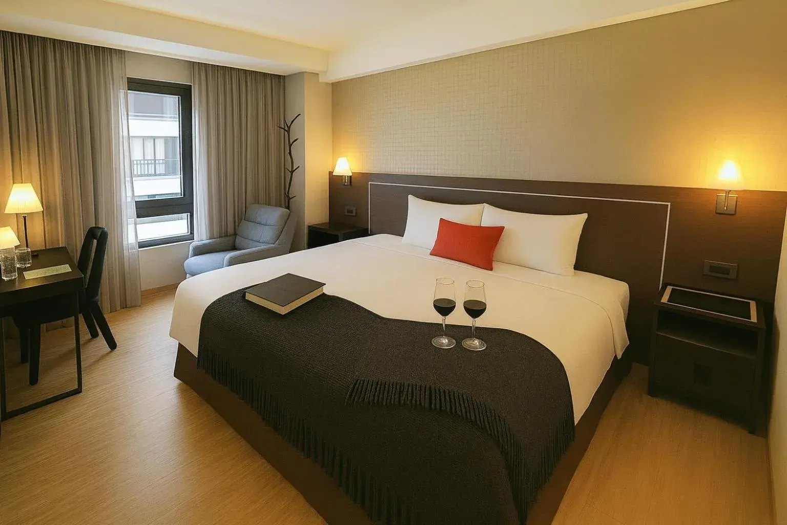 Superior Twin Room in HopeCity MinSheng Hotel Superior Twin Room in HopeCity MinSheng Hotel