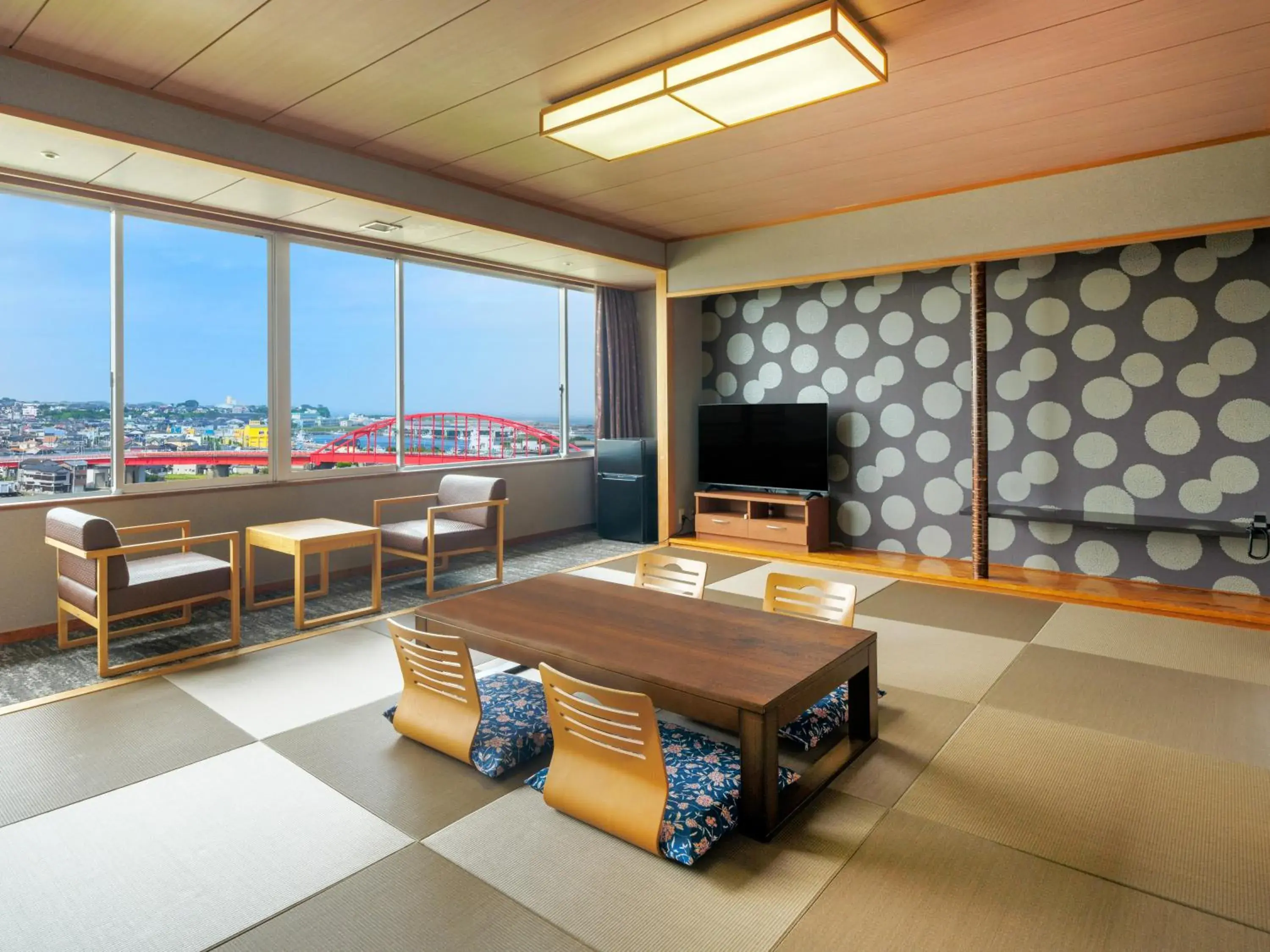 Japanese-style Room with 10 Tatami (MAX 5 Adults) in KAMENOI HOTEL Oarai Japanese-style Room with 10 Tatami (MAX 5 Adults) in KAMENOI HOTEL Oarai