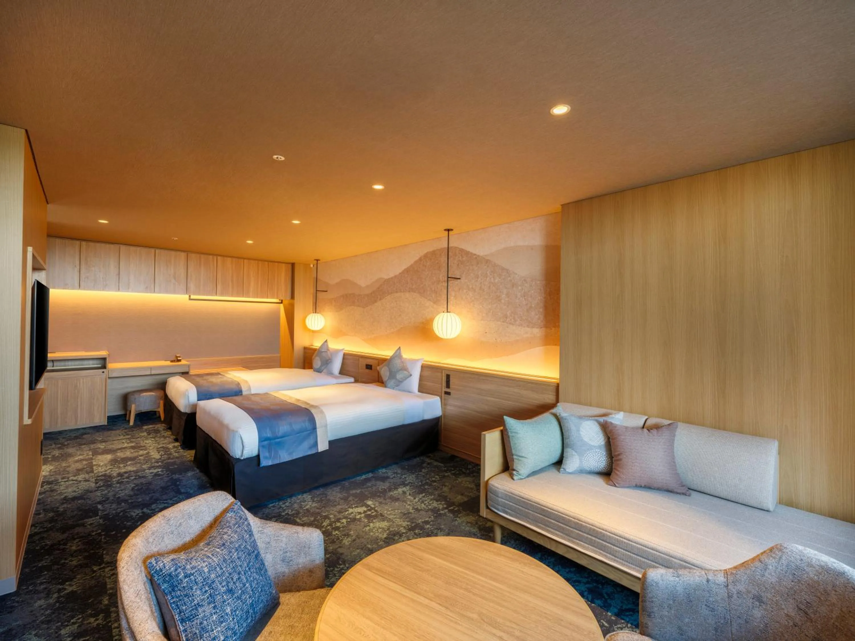 Photo of the whole room, Bed in KAMENOI HOTEL Oarai