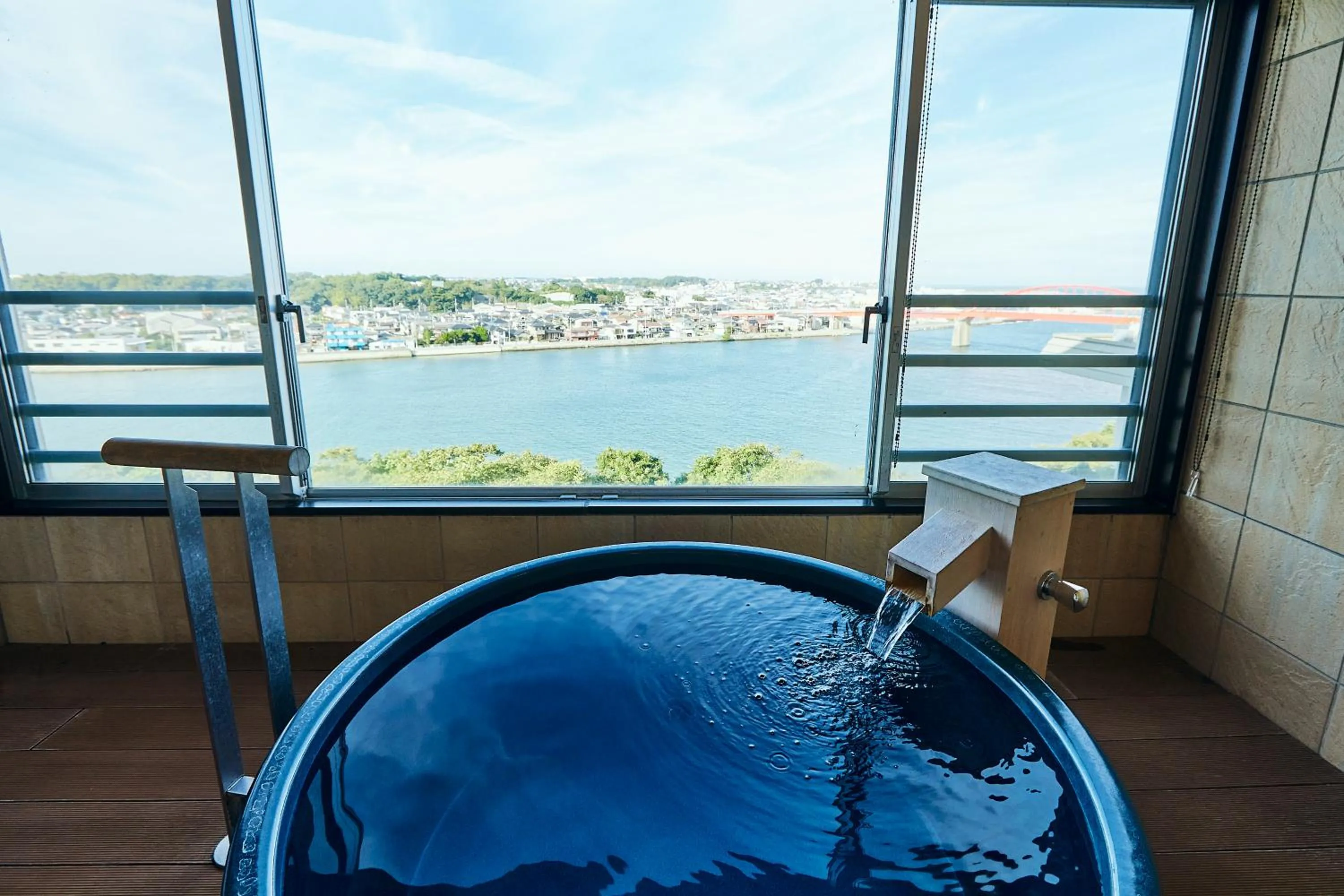 Hot Spring Bath in KAMENOI HOTEL Oarai