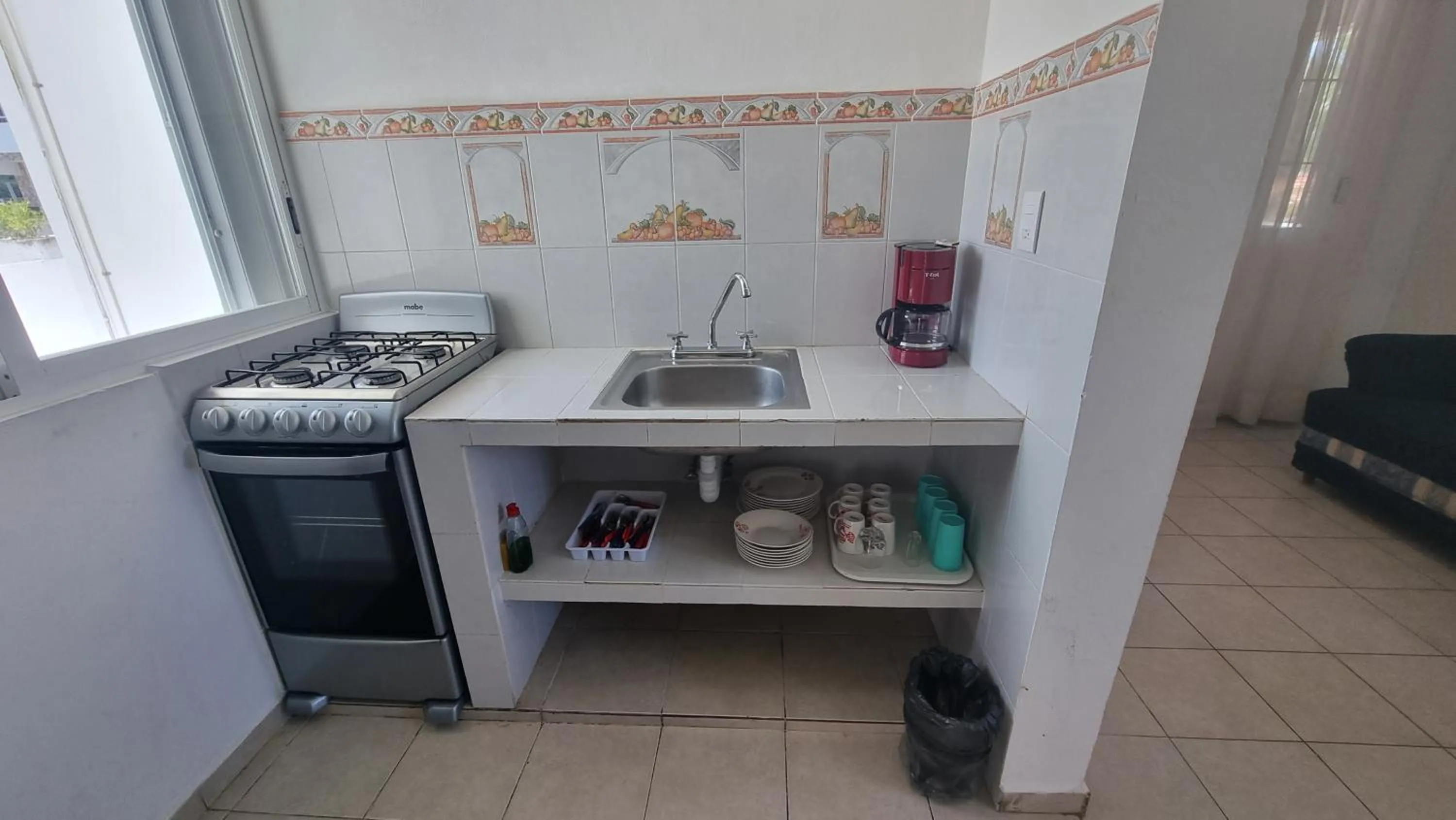 Kitchen or kitchenette in A una calle del ado 5ta avenida