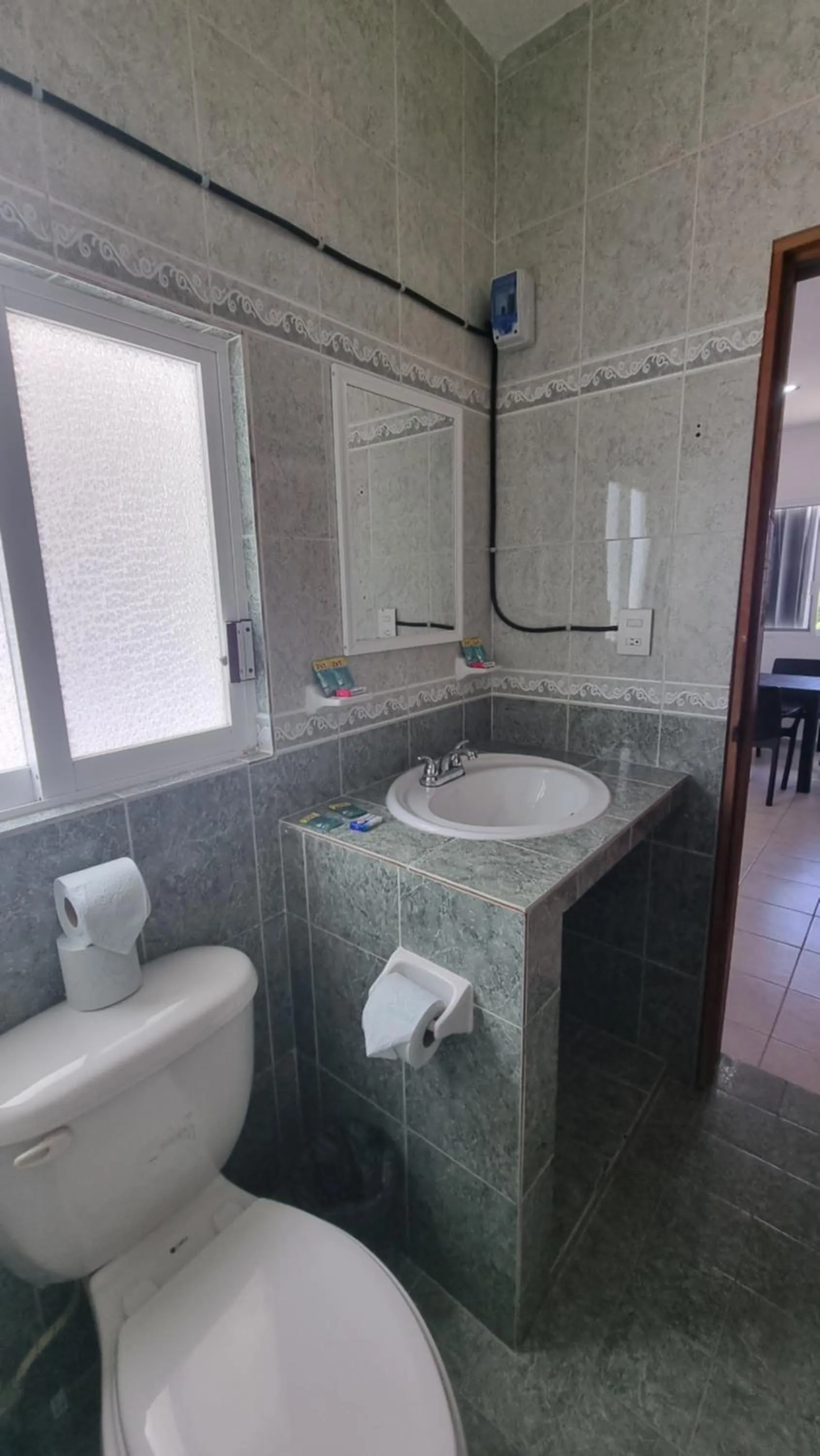 Bathroom in A una calle del ado 5ta avenida