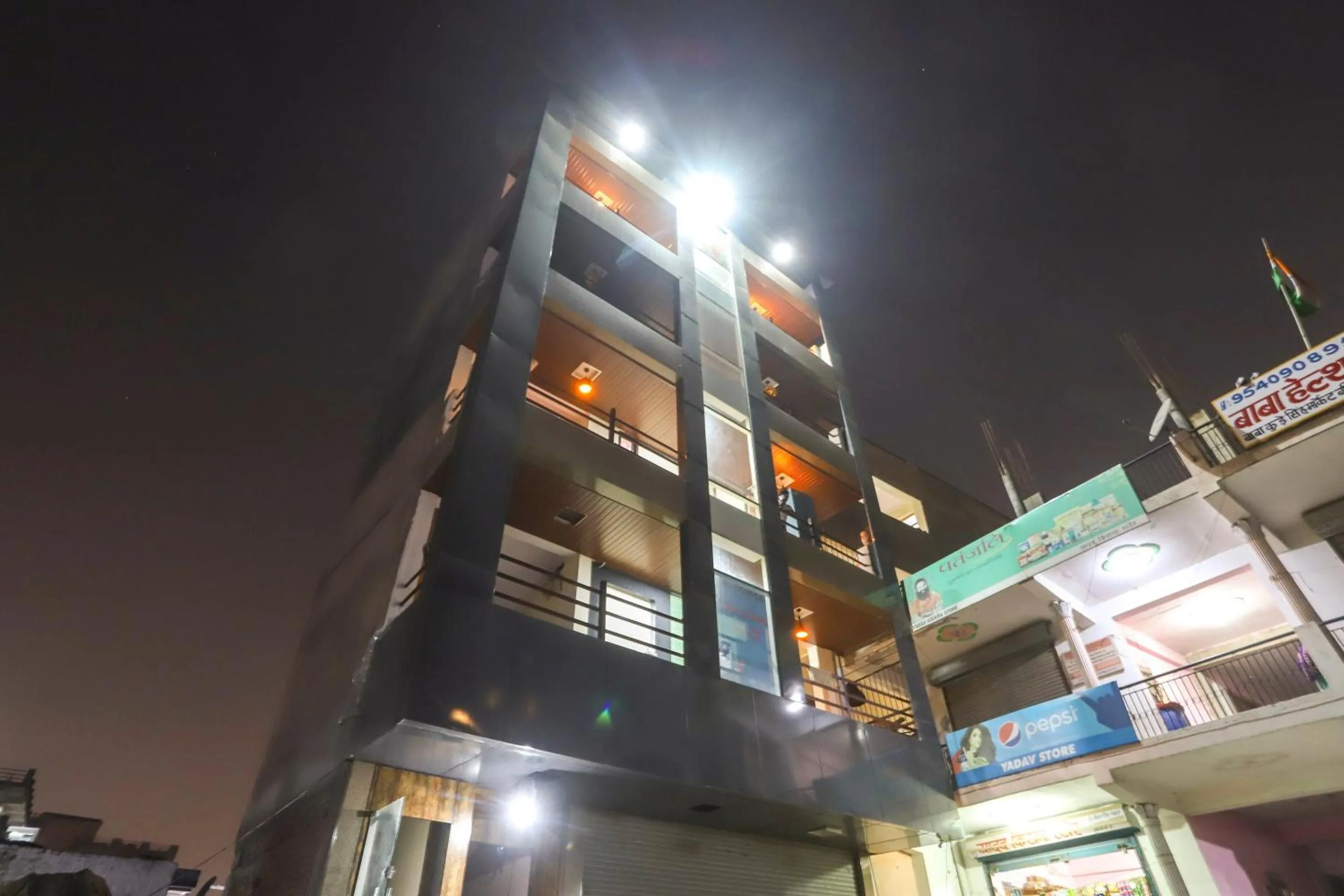 Facade/entrance in Hotel O Royal Residency