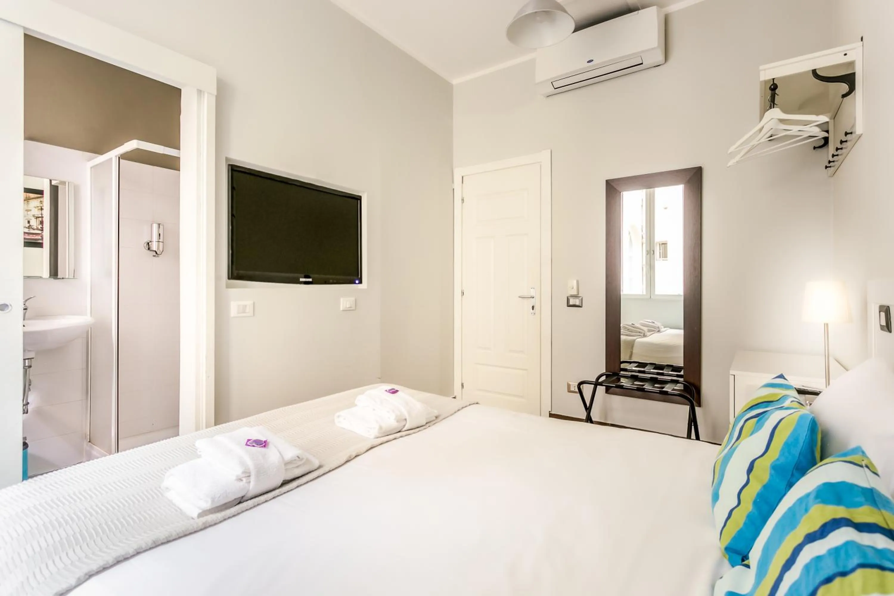 Bed in AmoRoma Suite