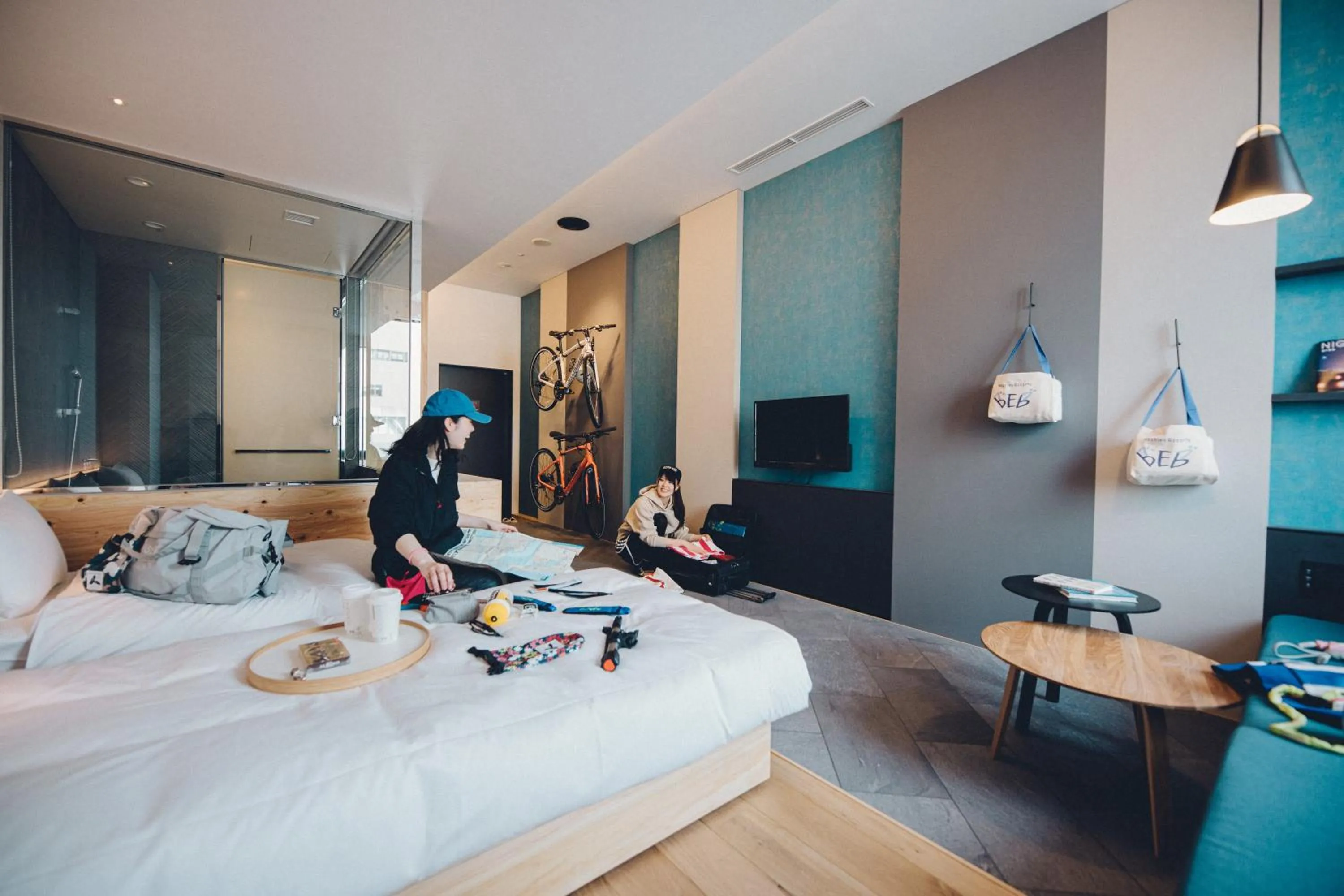 Photo of the whole room, Bed in BEB5 Tsuchiura by Hoshino Resorts