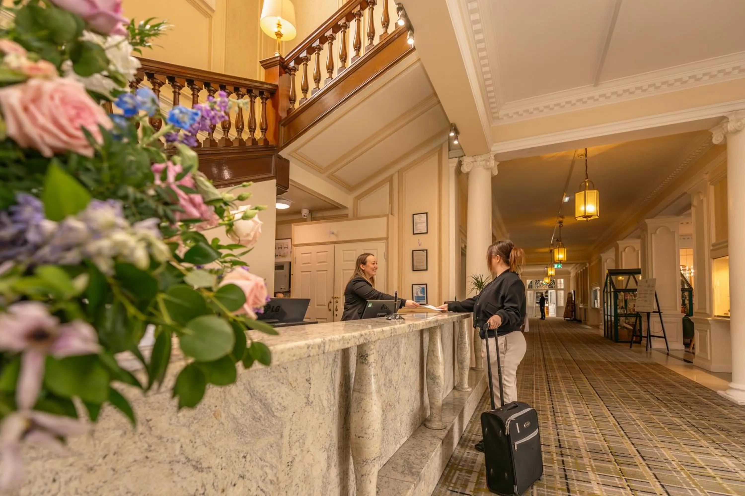 Property building in Peebles Hydro