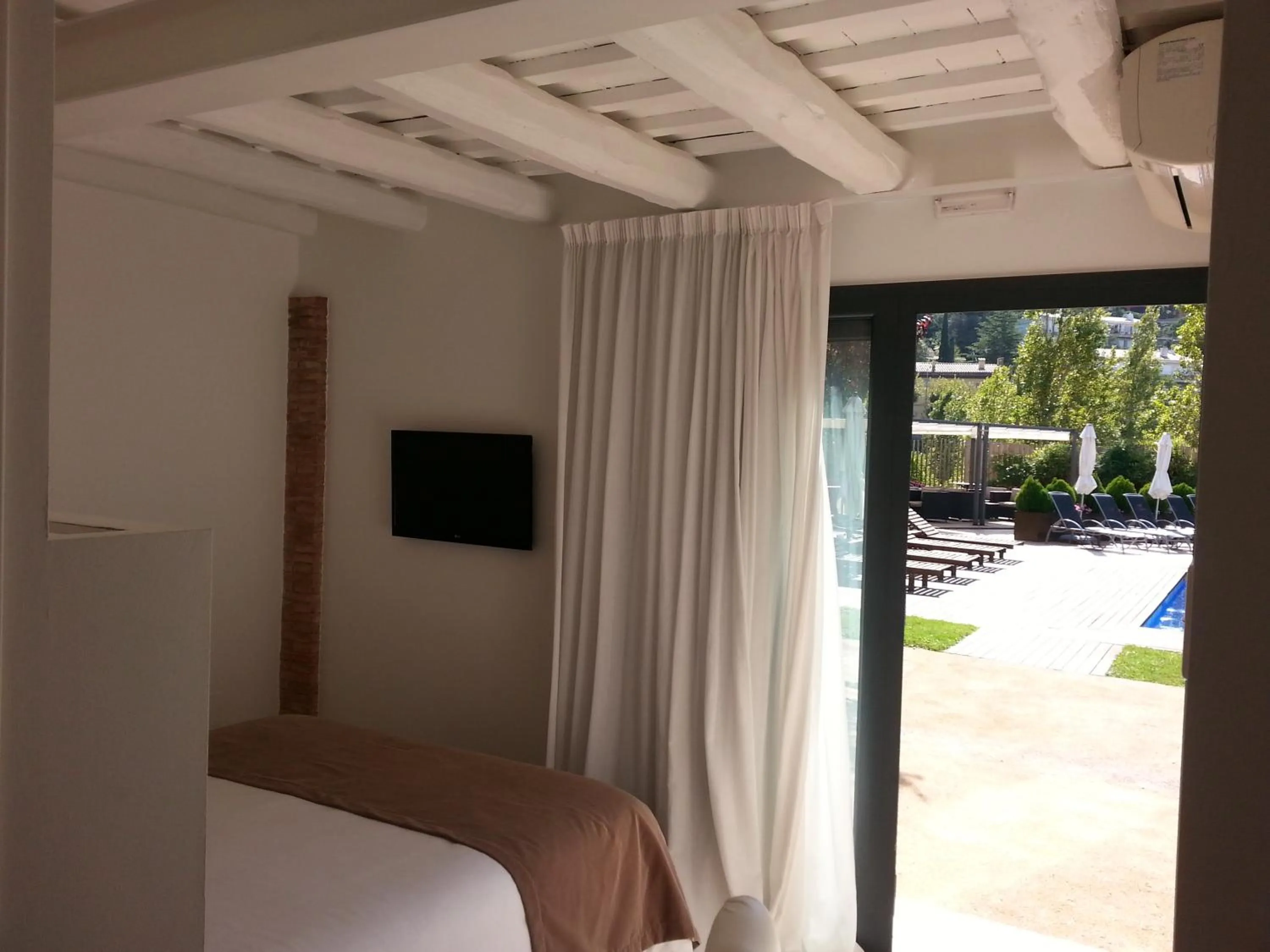 TV and multimedia, Bed in Hostalet de Begur - Adults Only