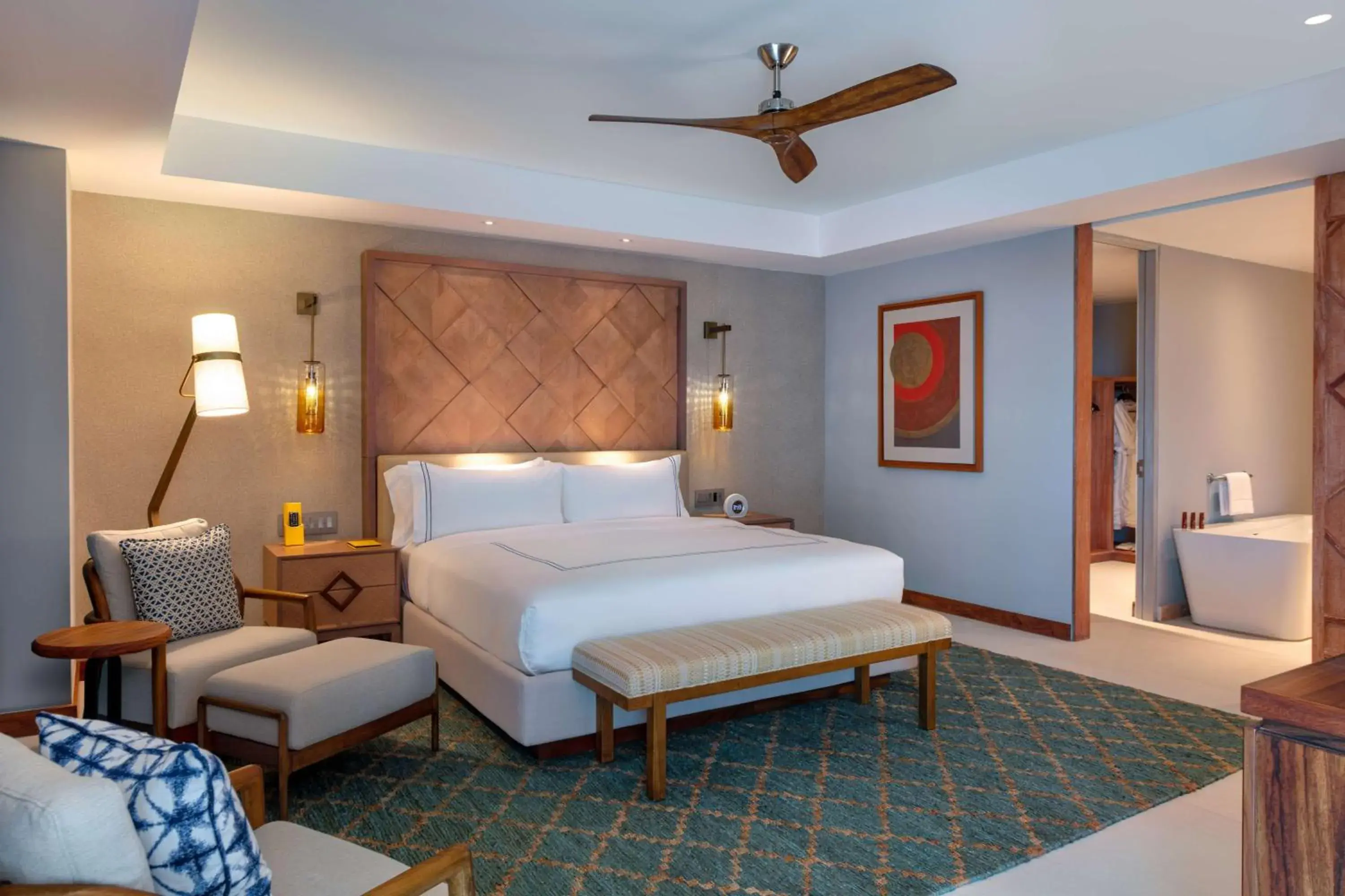 Superior King Suite with Partial Ocean View in Conrad Punta de Mita Superior King Suite with Partial Ocean View in Conrad Punta de Mita